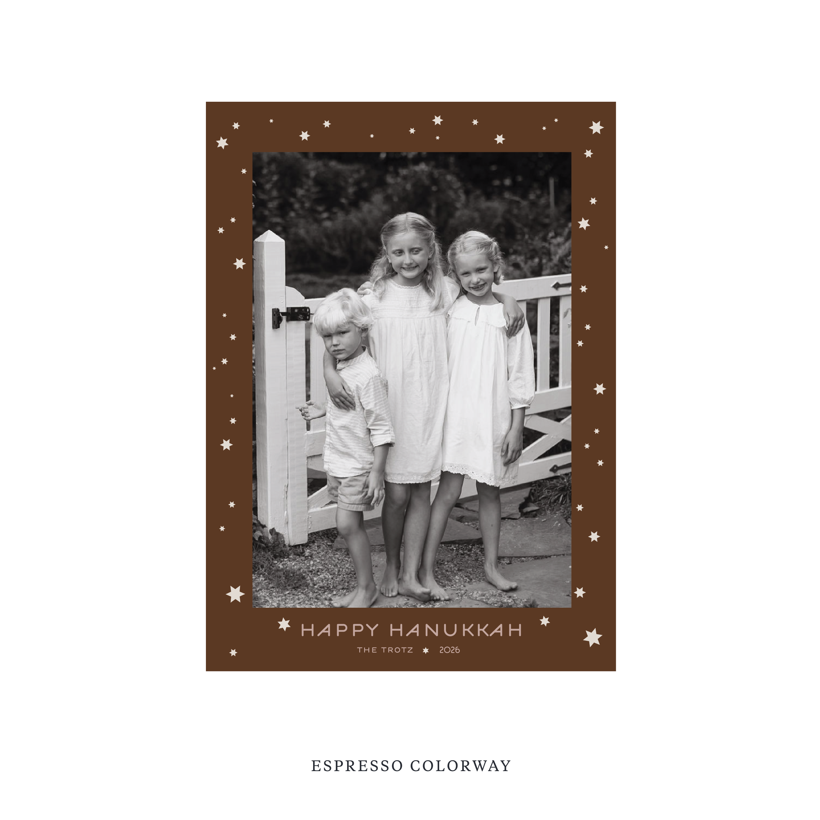 Beckman Classic Printed Holiday Card, Medium