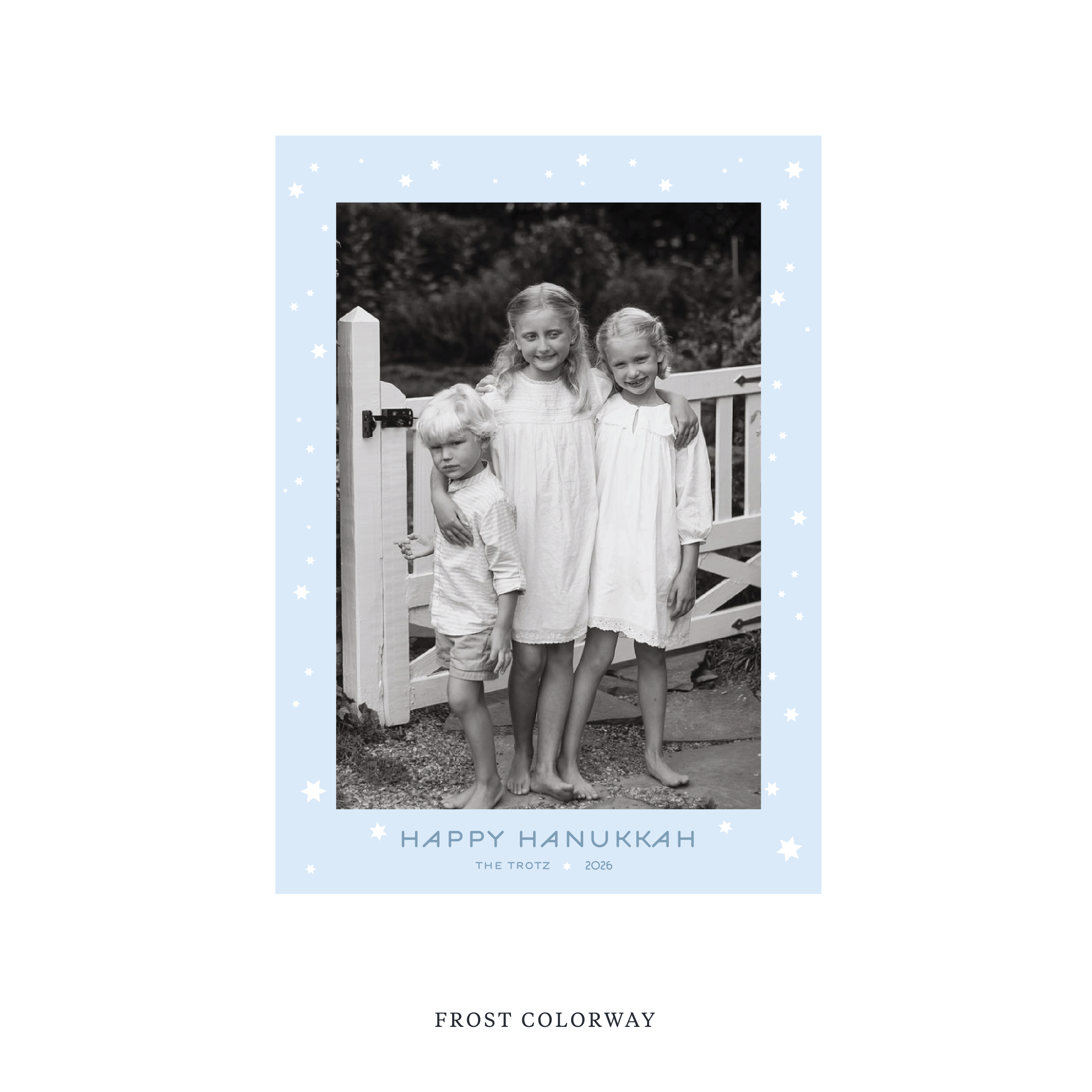 Beckman Classic Printed Holiday Card, Medium