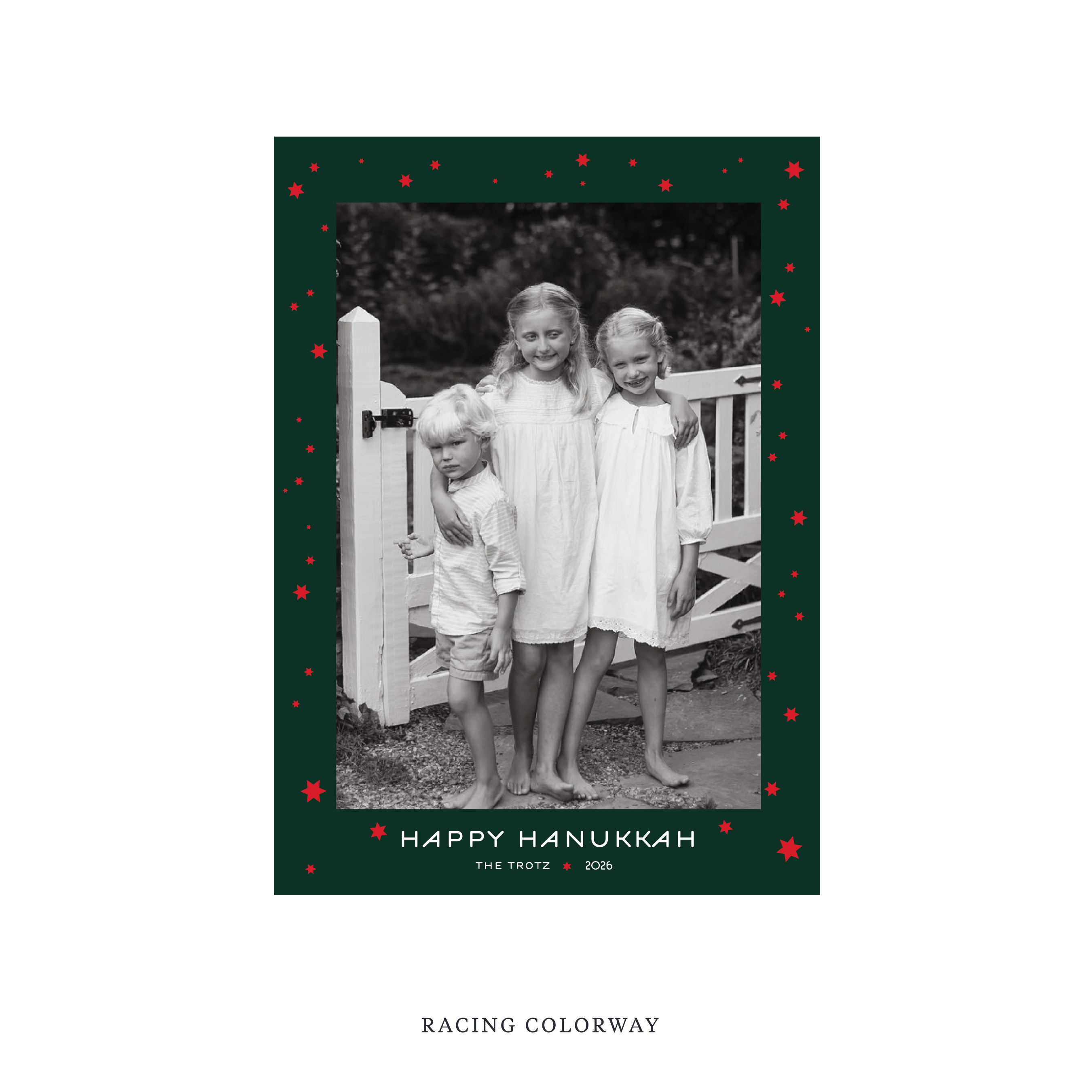 Beckman Classic Printed Holiday Card, Medium