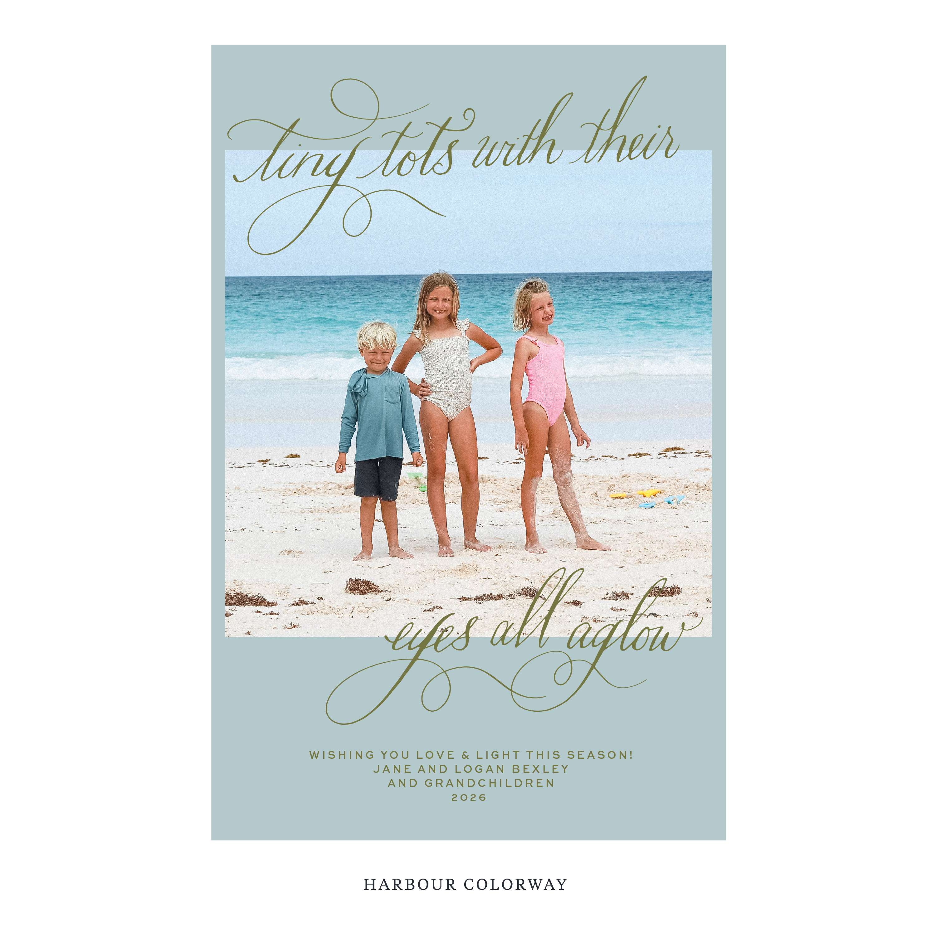 Bexley Digital Photo Holiday Card, Extra Large