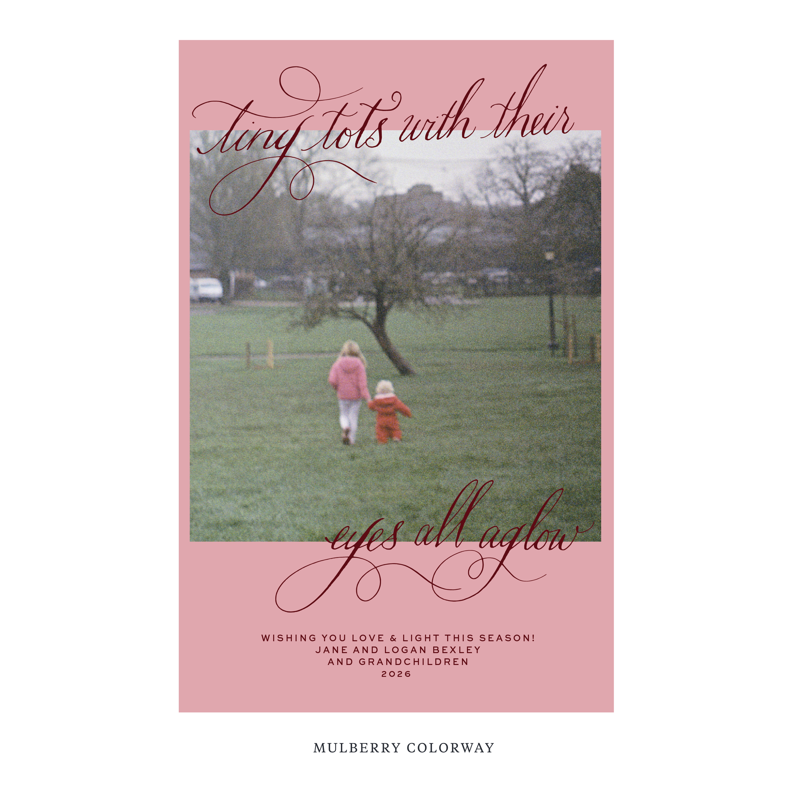Bexley Digital Photo Holiday Card, Extra Large