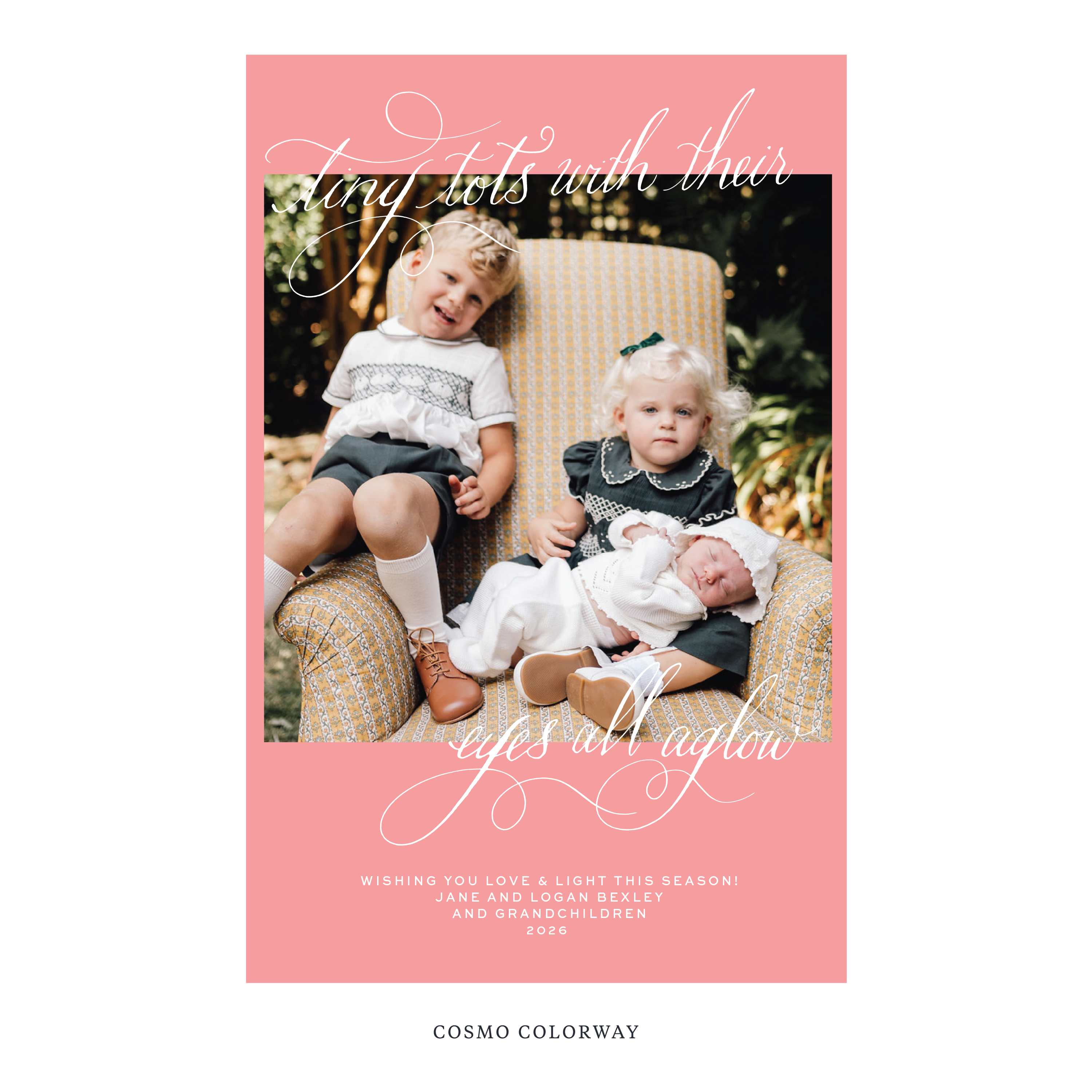 Bexley Digital Photo Holiday Card, Extra Large