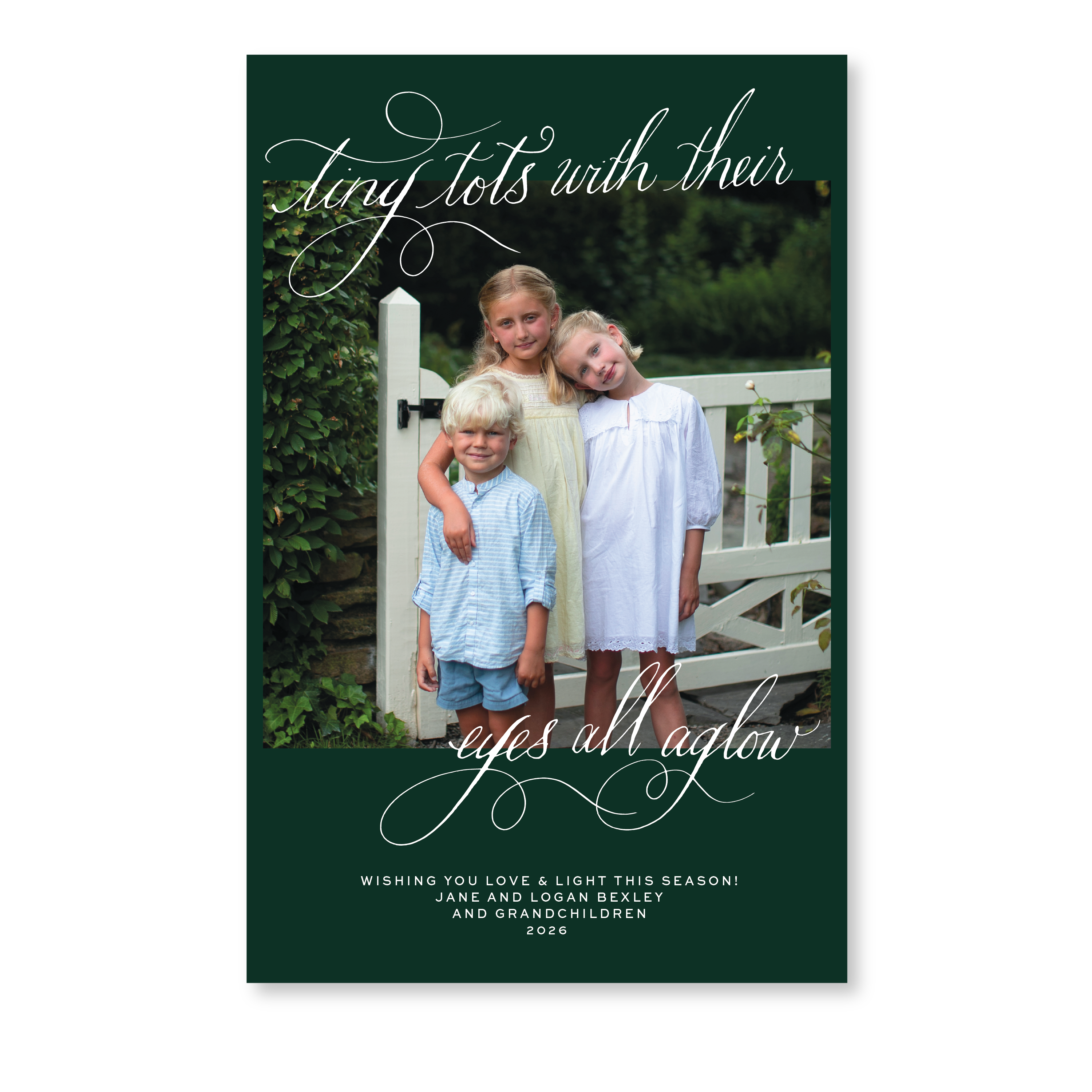 Bexley Digital Photo Holiday Card, Extra Large