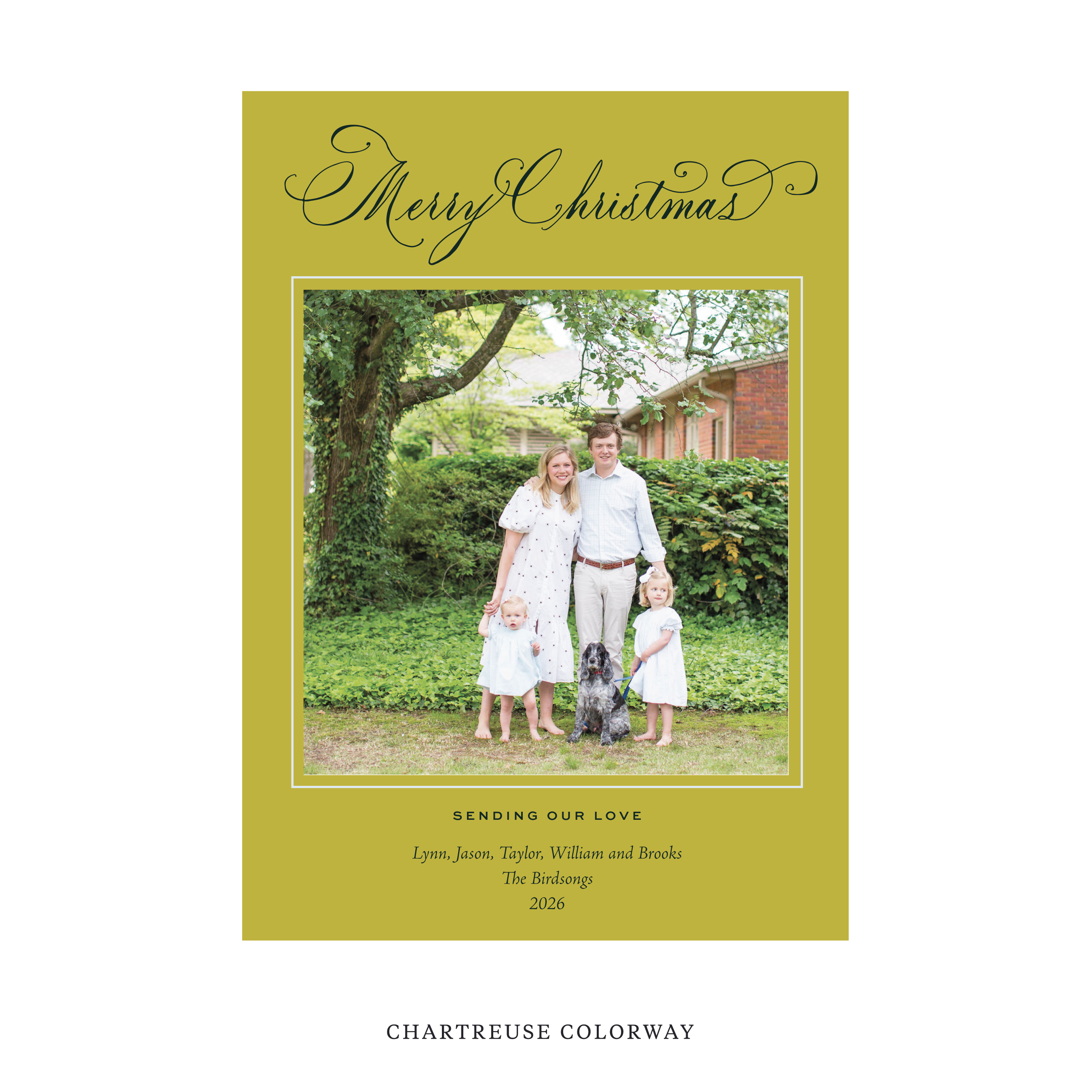 Middleton Classic Flat Print Holiday Card, Large