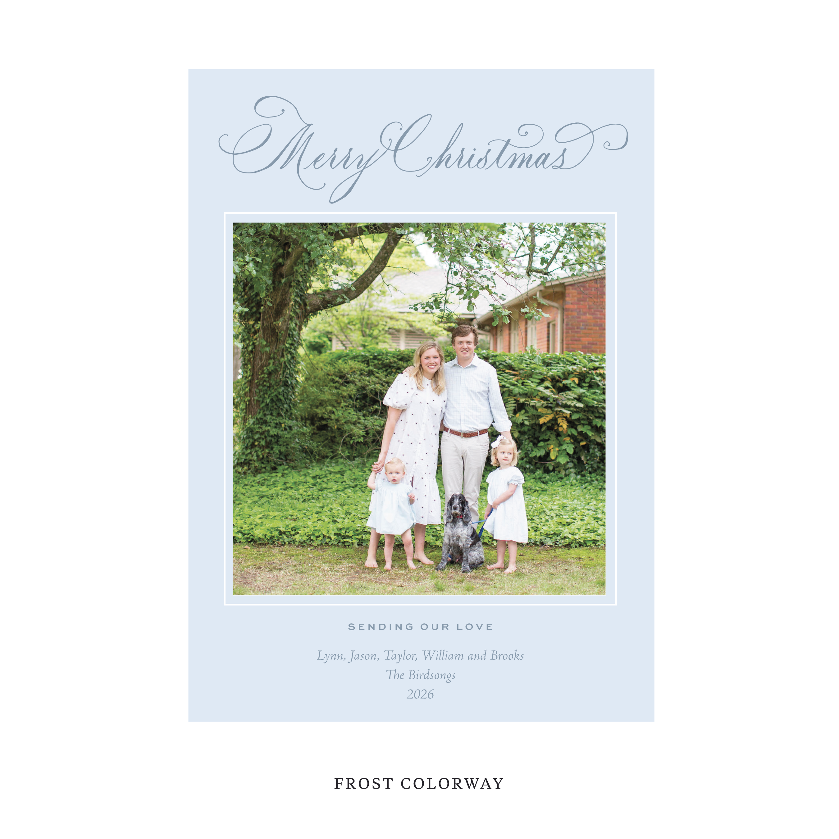 Middleton Classic Flat Print Holiday Card, Large
