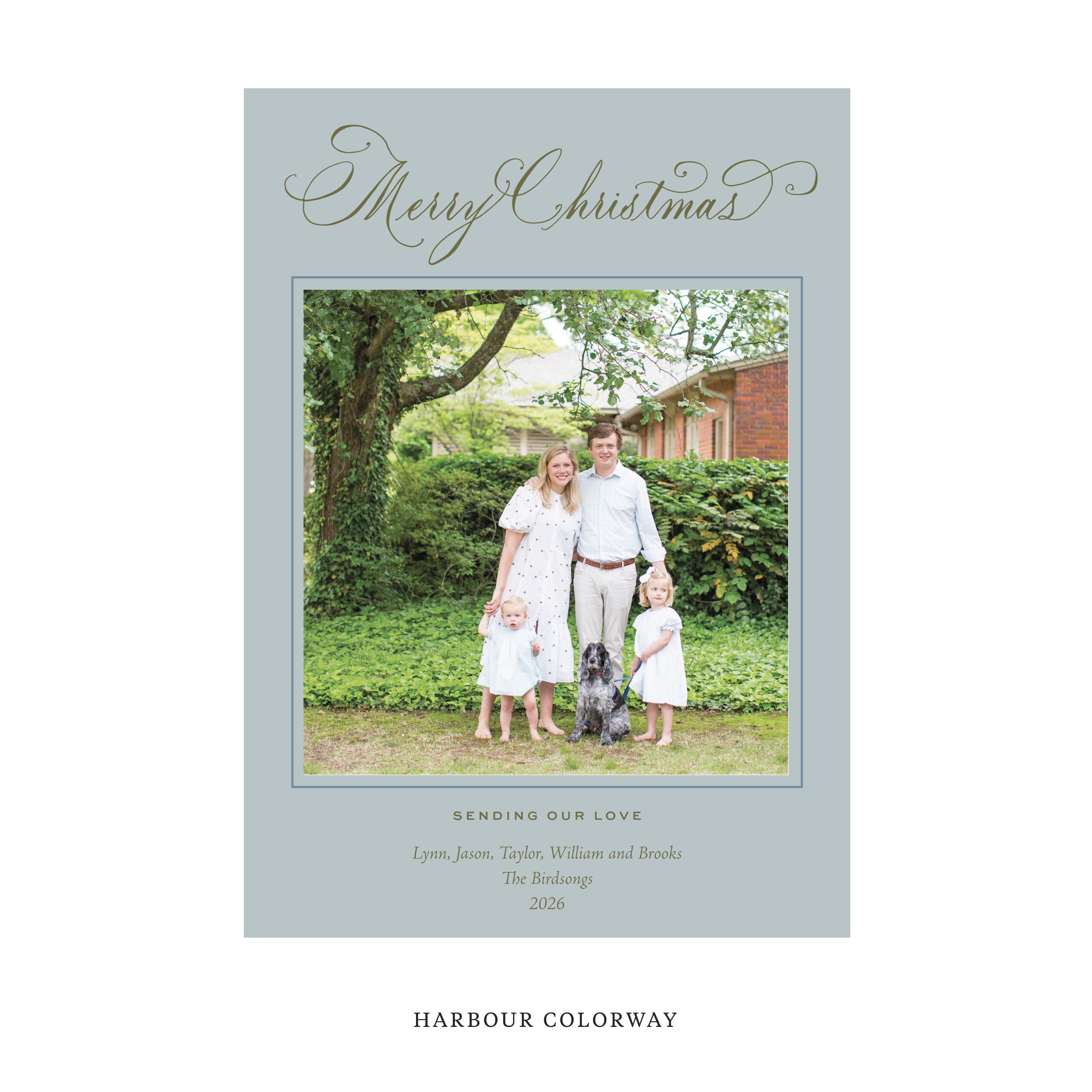 Middleton Classic Flat Print Holiday Card, Large