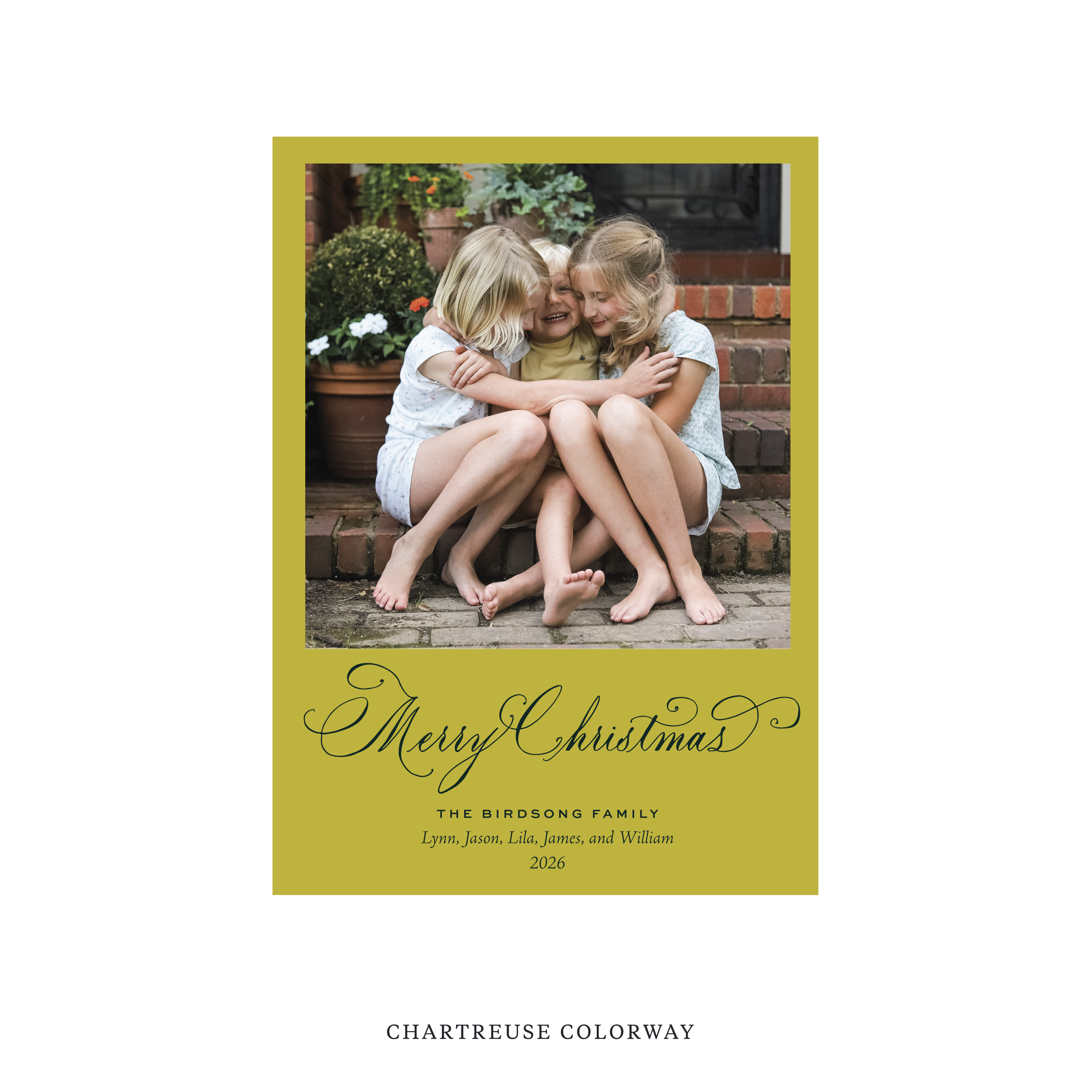 Middleton Classic Flat Print Holiday Card, Medium II