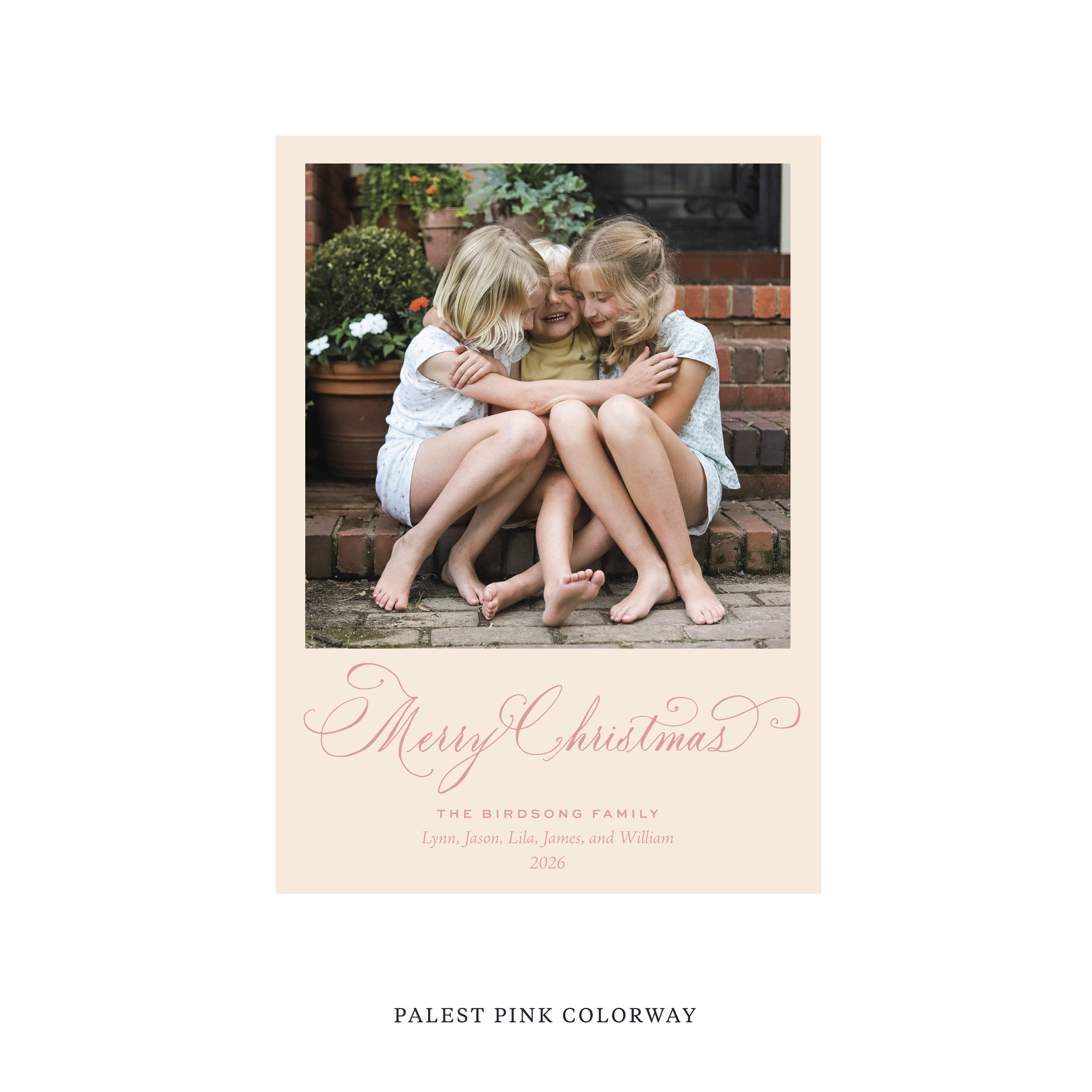 Middleton Classic Flat Print Holiday Card, Medium II