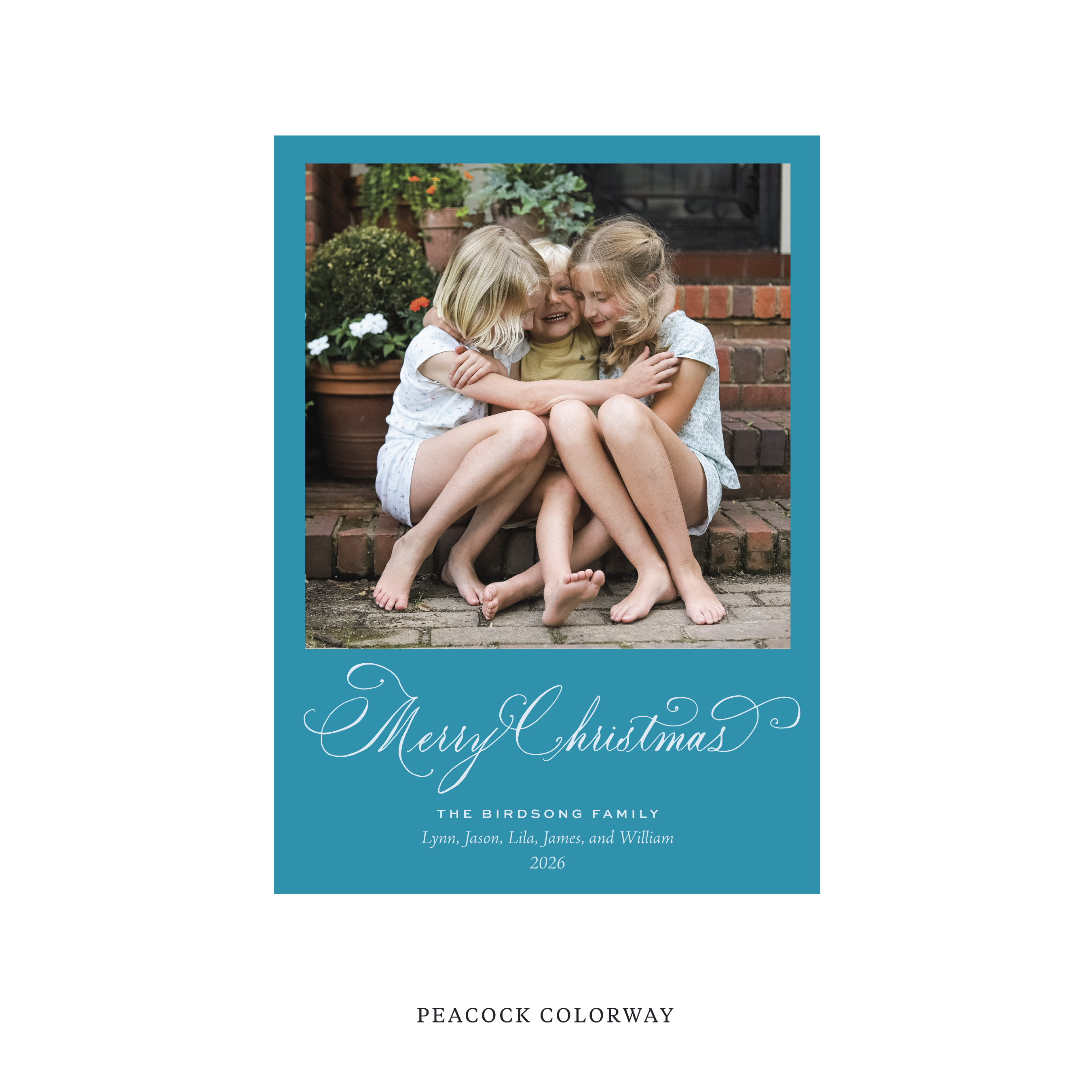 Middleton Classic Flat Print Holiday Card, Medium II