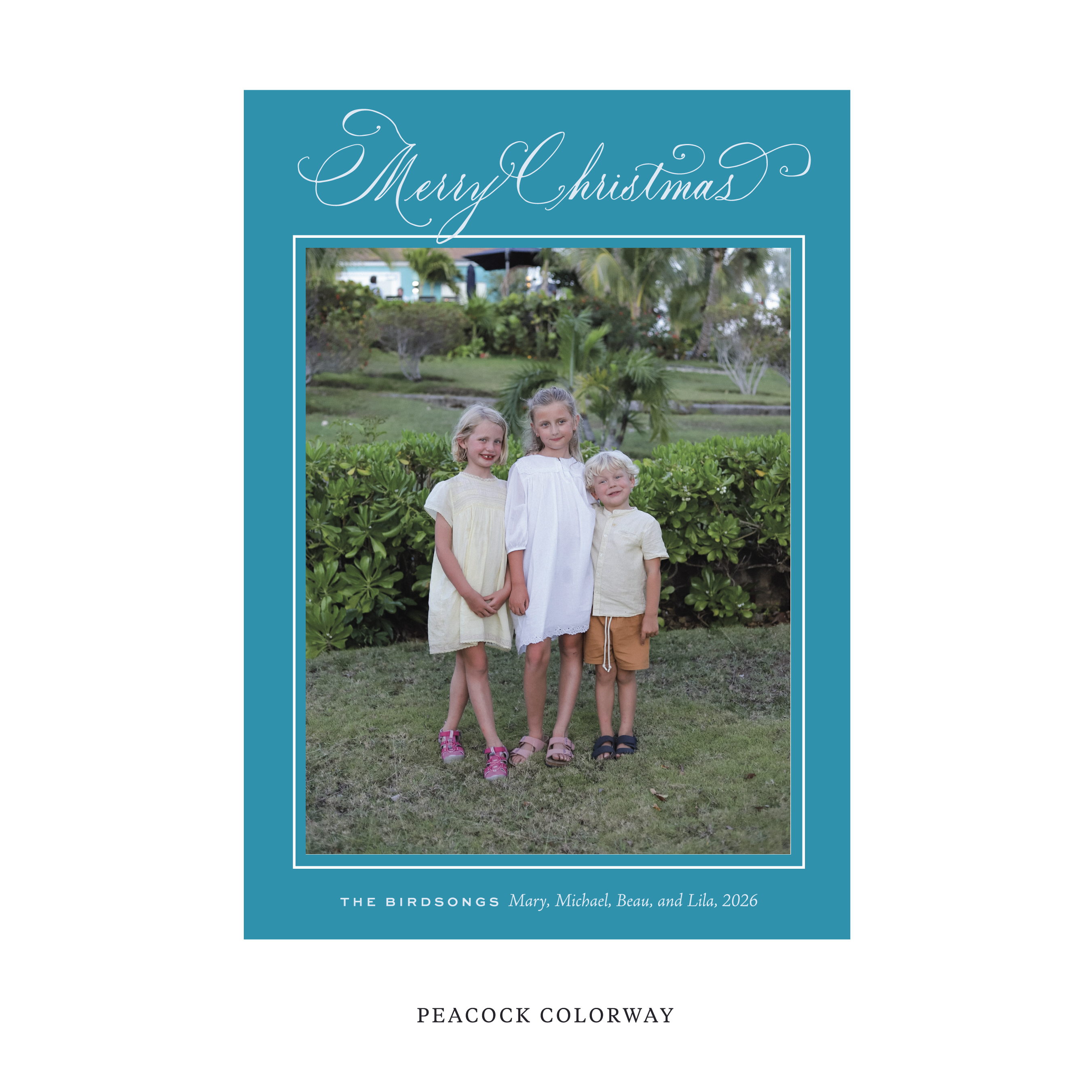 Middleton Classic Flat Print Holiday Card, Large II