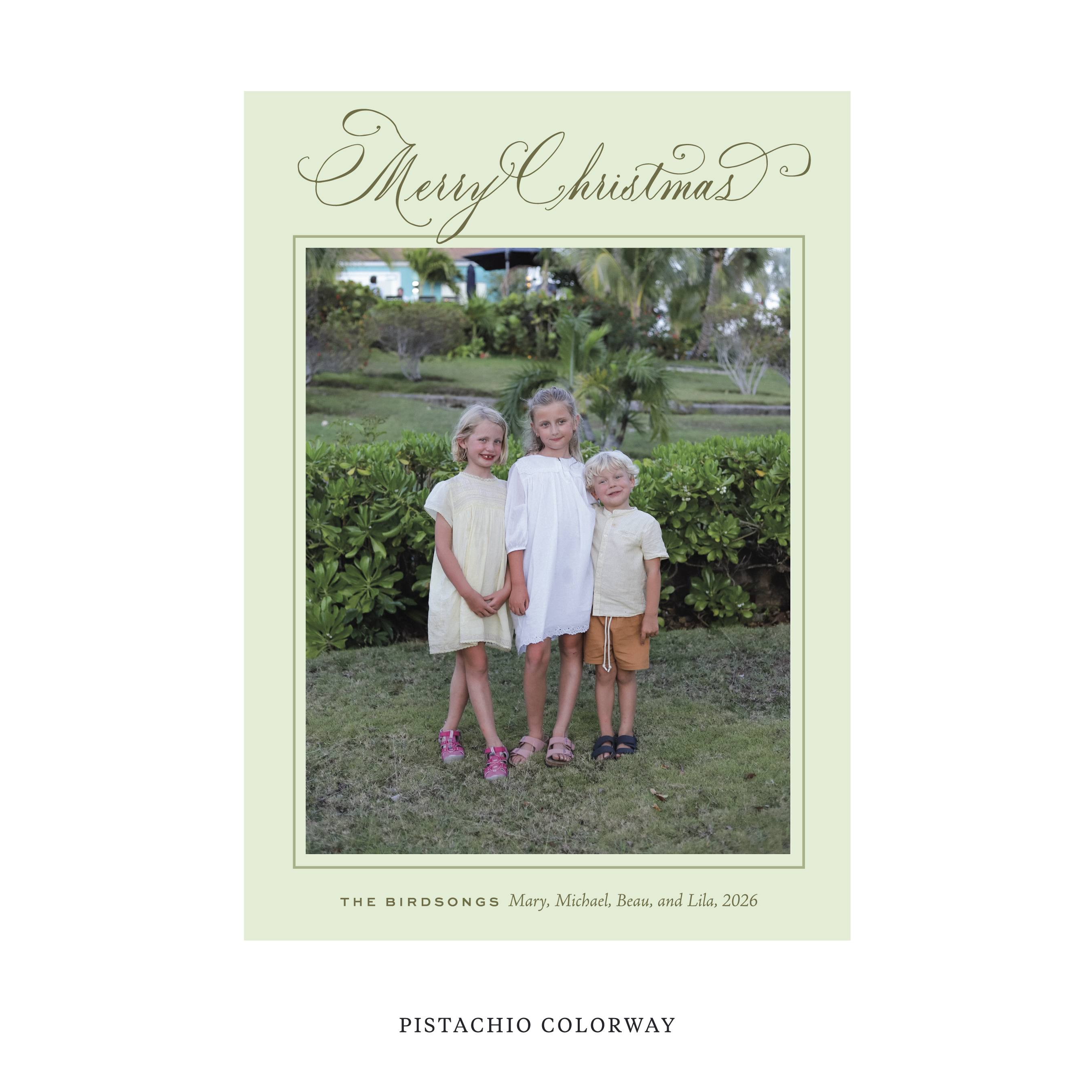 Middleton Classic Flat Print Holiday Card, Large II