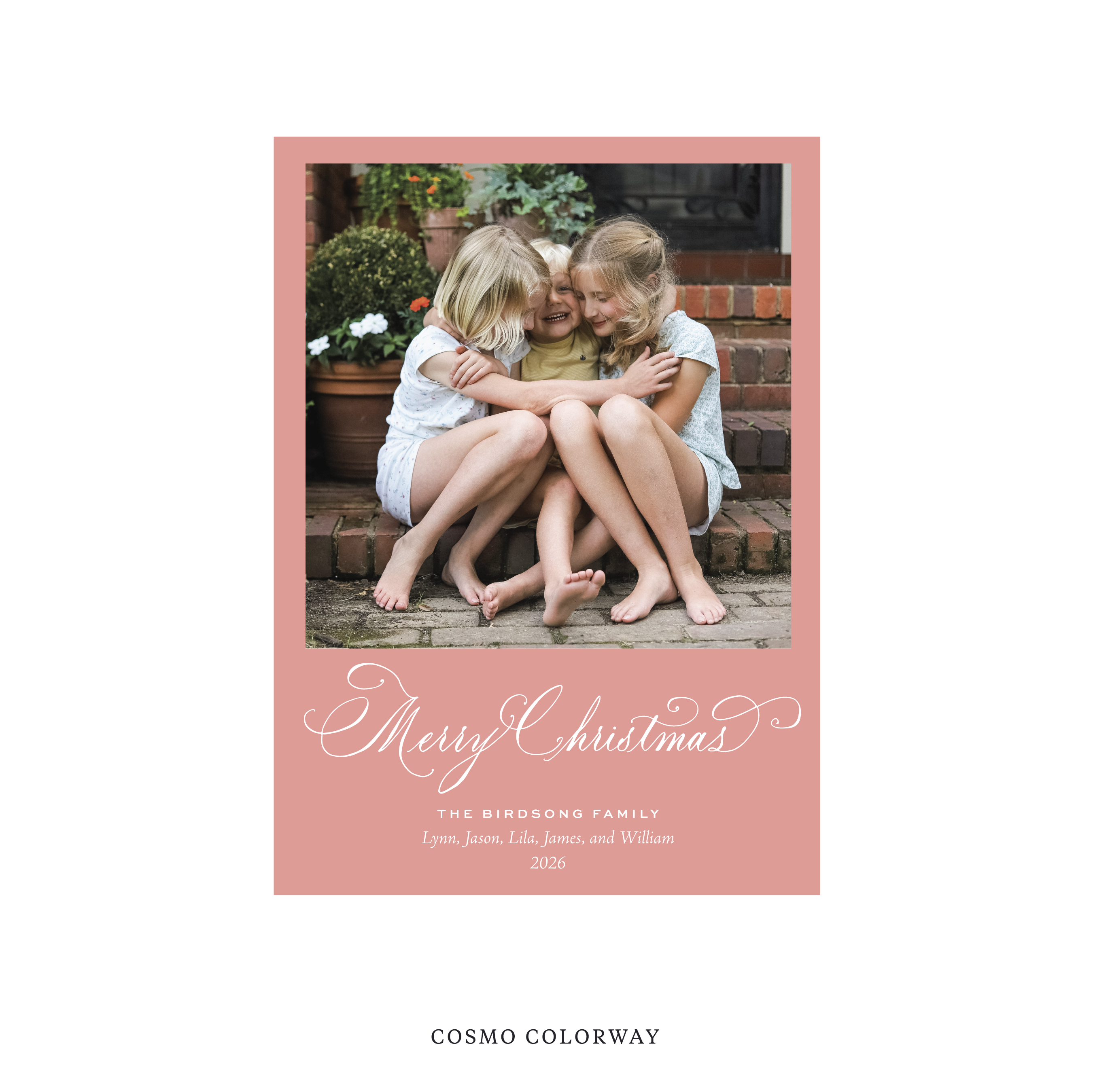 Middleton Classic Flat Print Holiday Card, Medium II