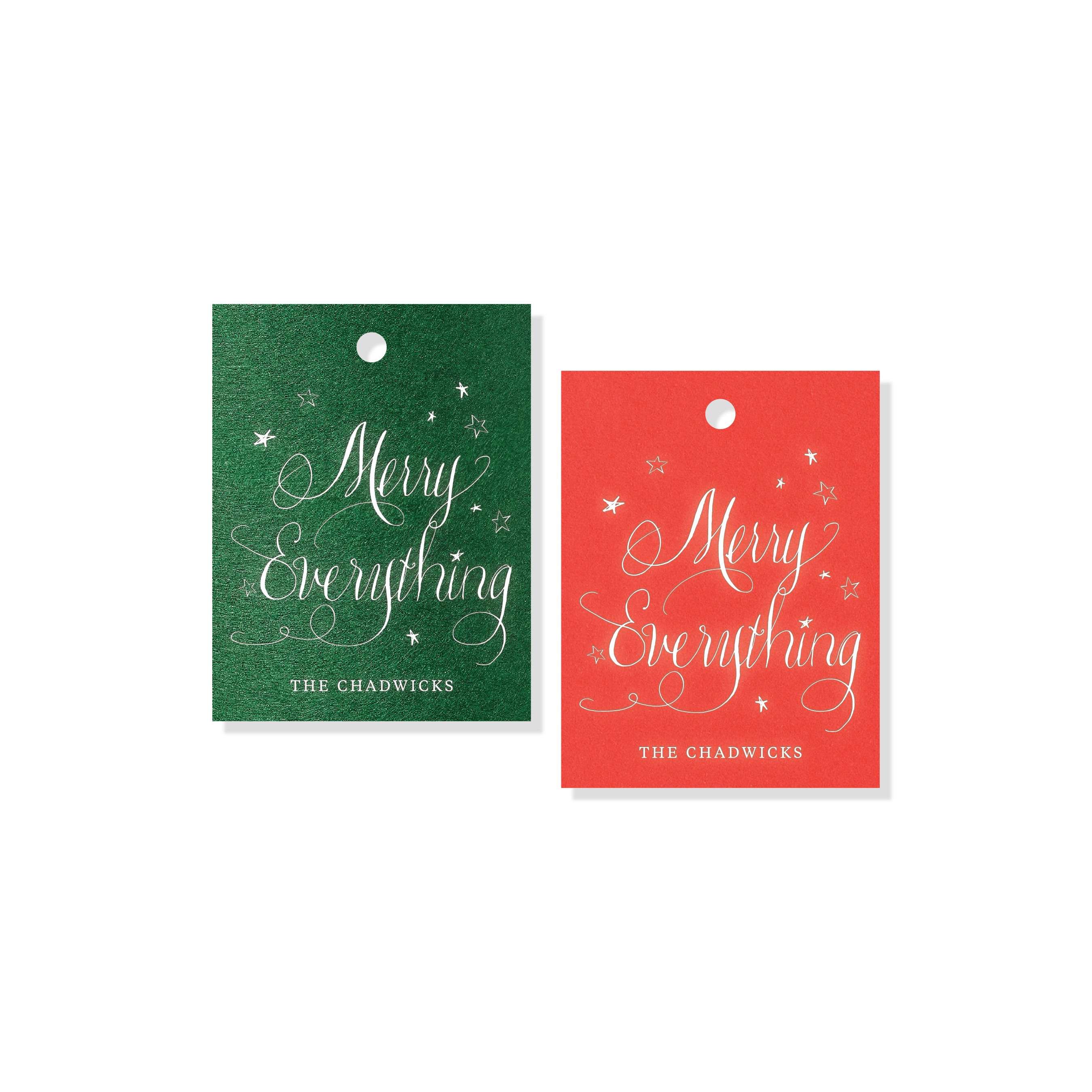 Birdsong Engraved Holiday Tag