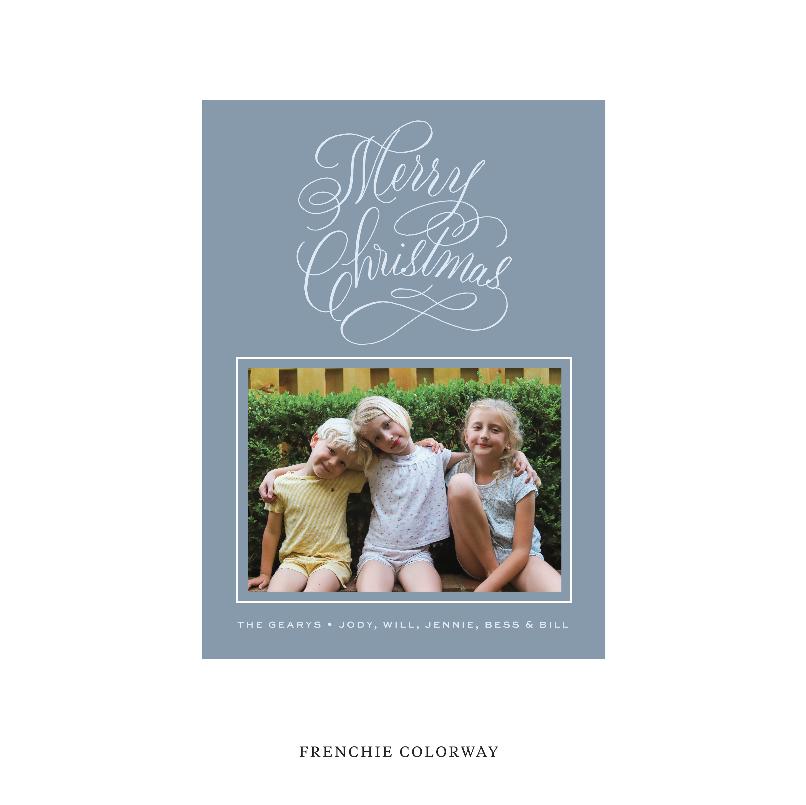 Blakely Classic Flat Print Holiday Card, Medium