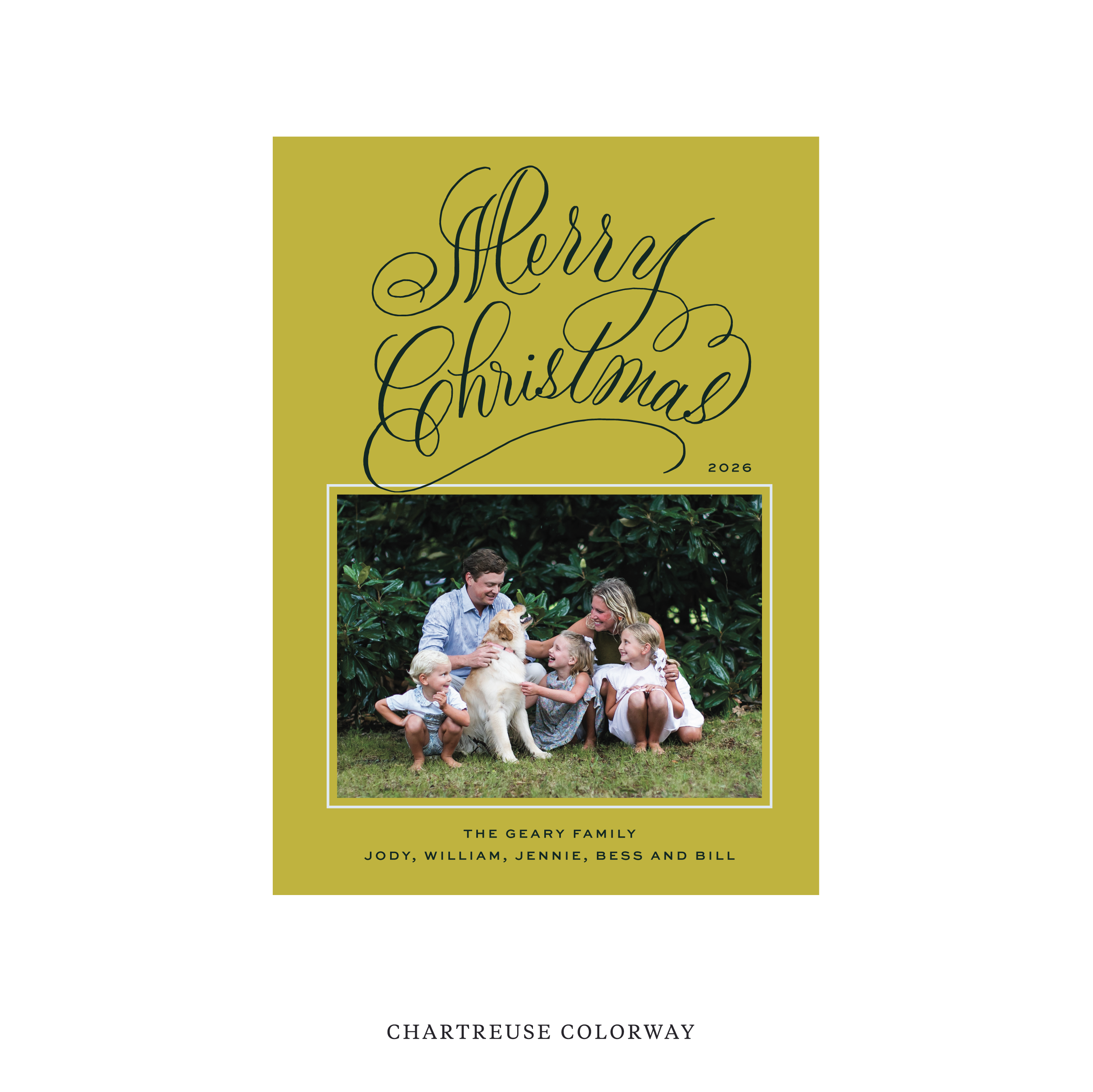 Blakely II Classic Flat Print Holiday Card, Medium