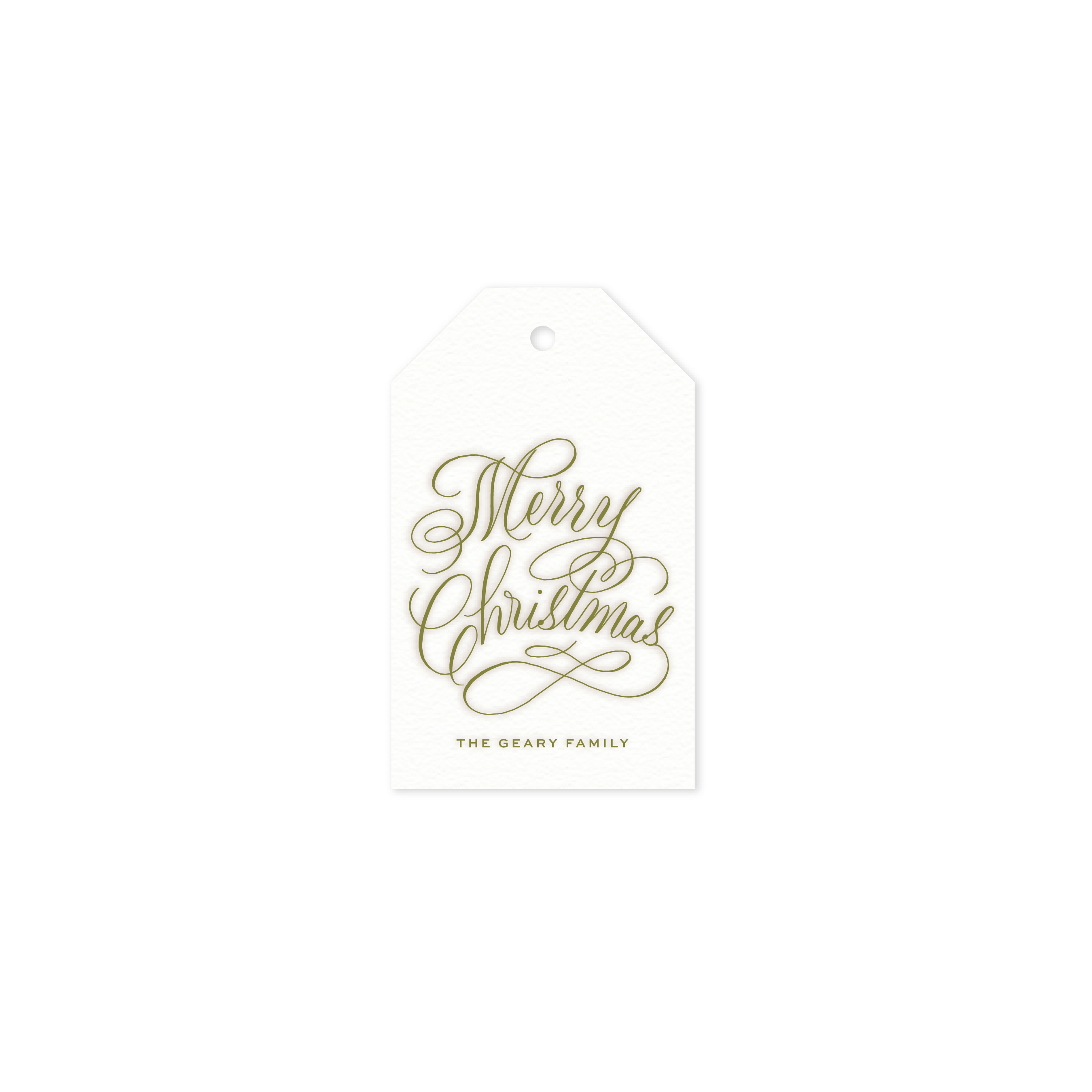Blakely Letterpress Holiday Gift Tag