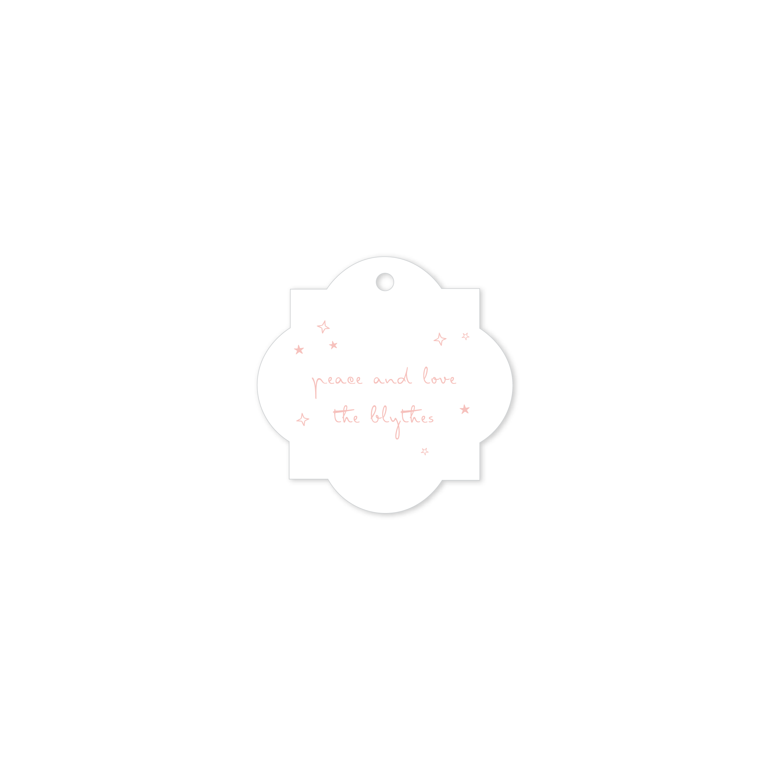Blythe Gem Letterpress Holiday Gift Tag