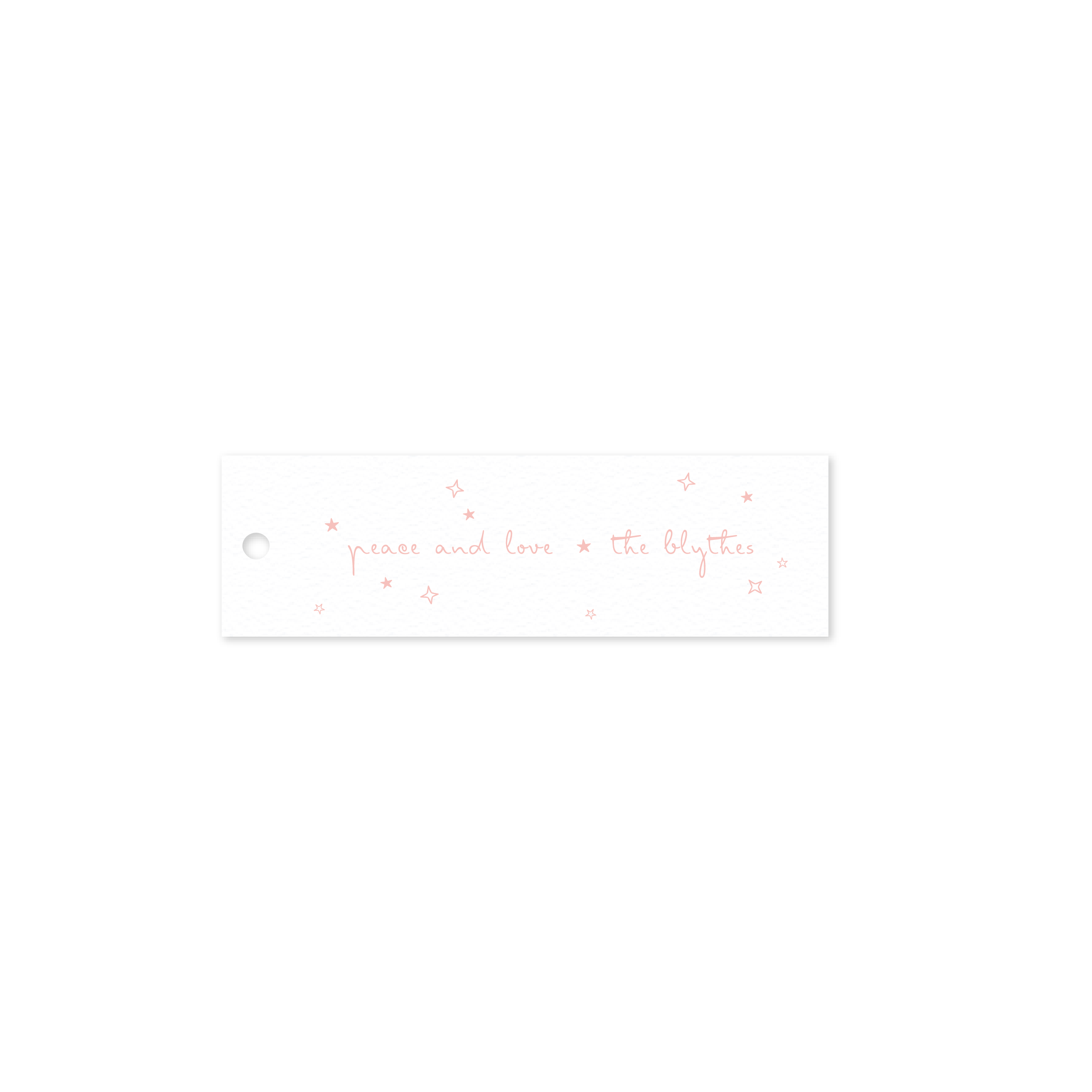Blythe Skinny Letterpress Holiday Gift Tag