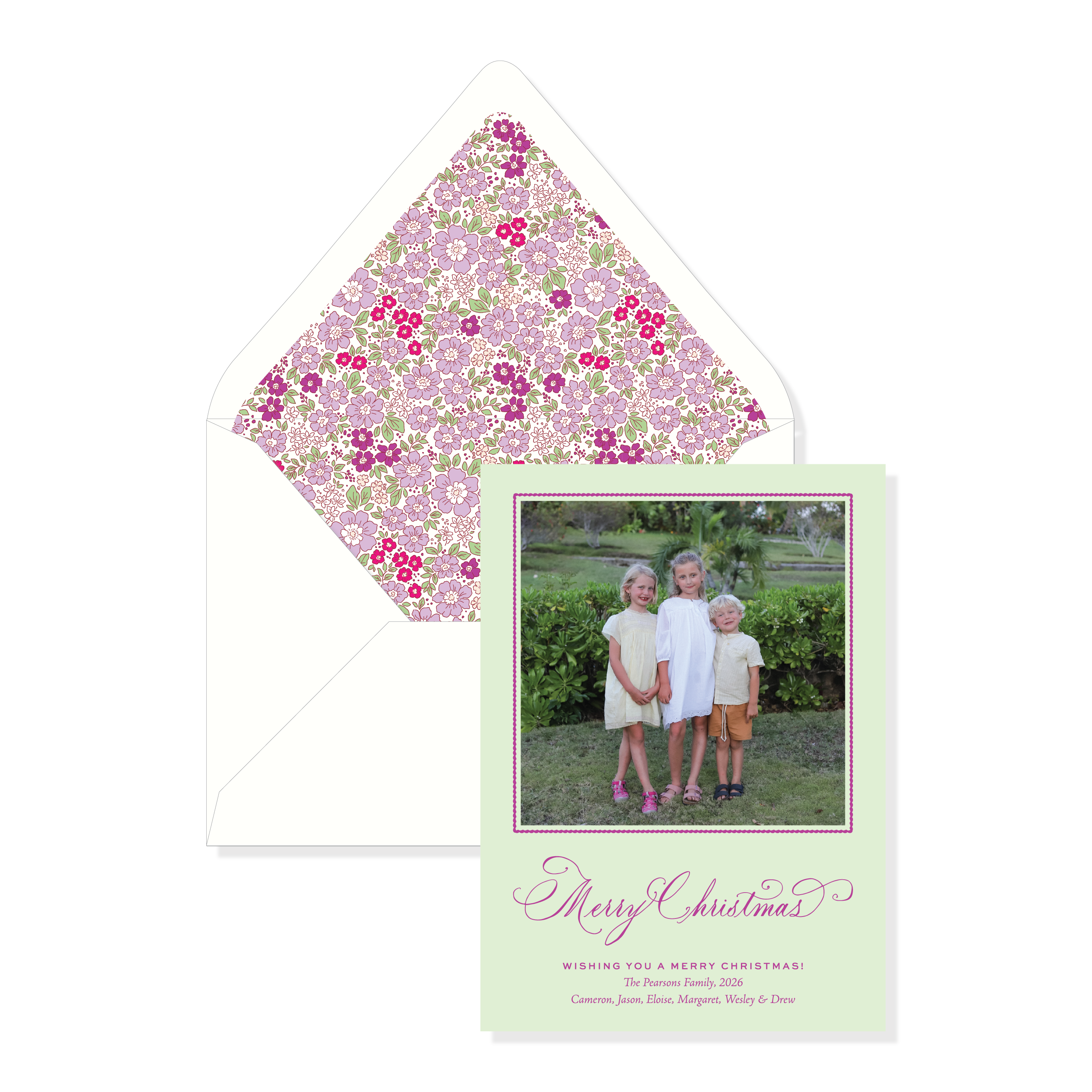Briarstone Garden Classic Printed Holiday Card