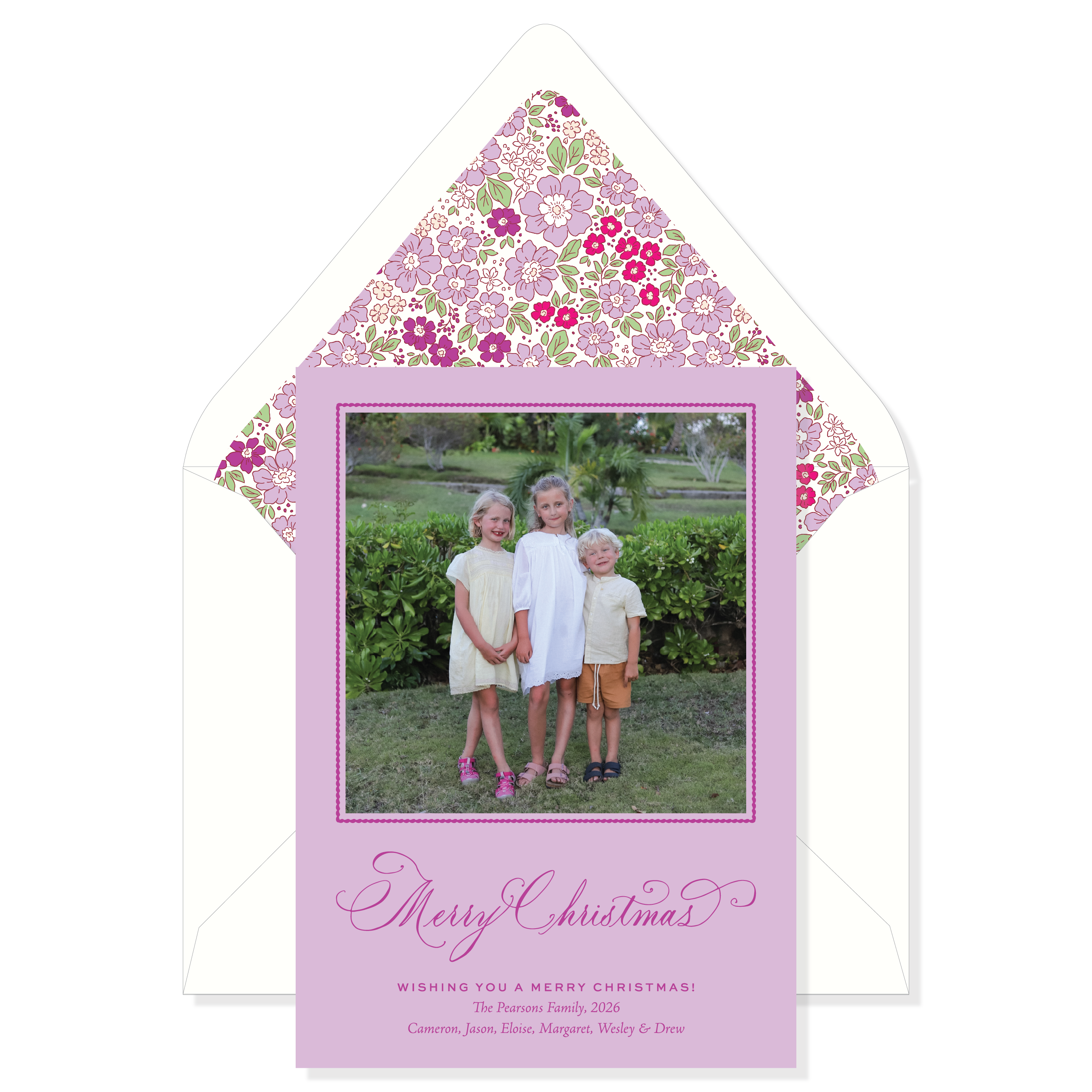 Briarstone Garden Classic Printed Holiday Card