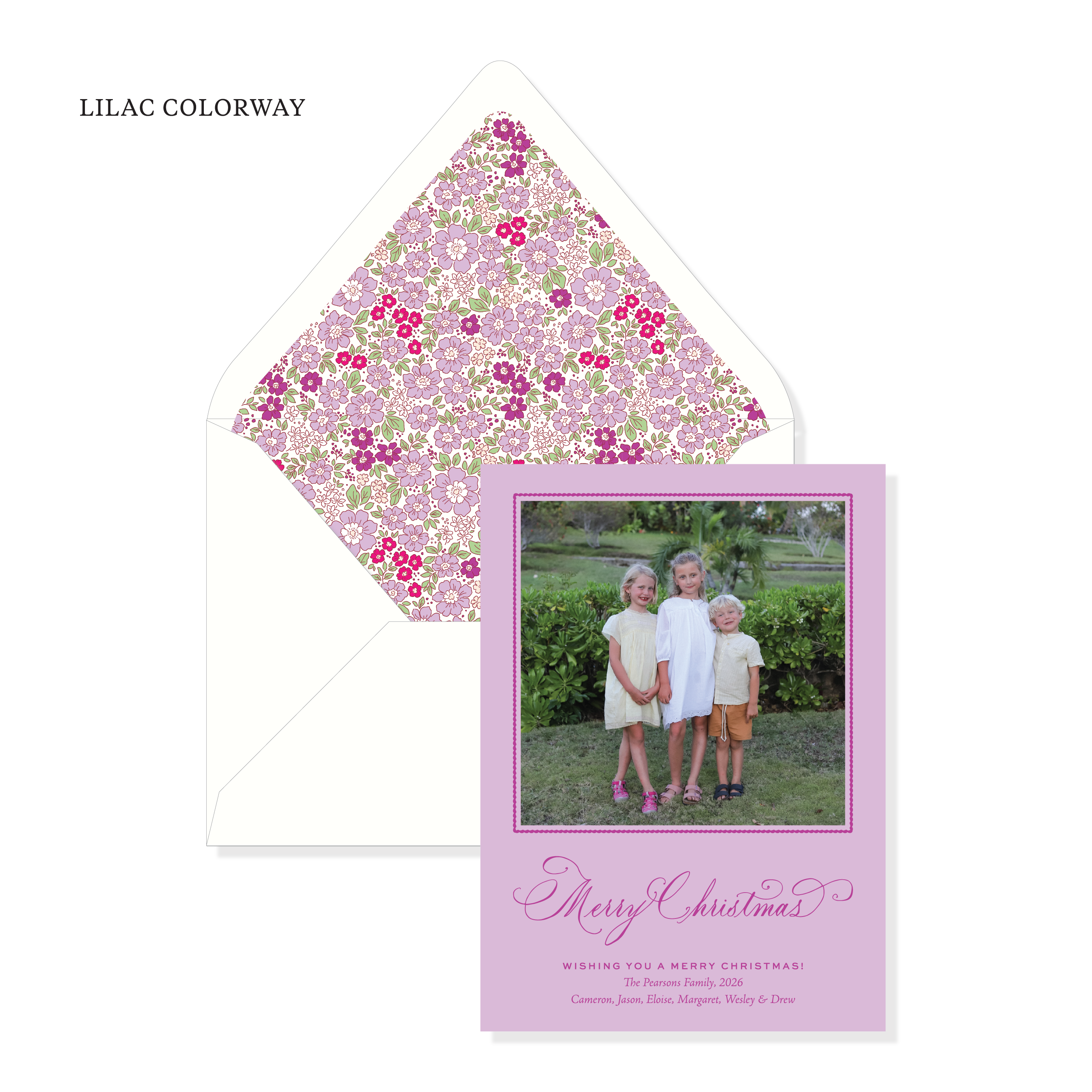 Briarstone Garden Classic Printed Holiday Card