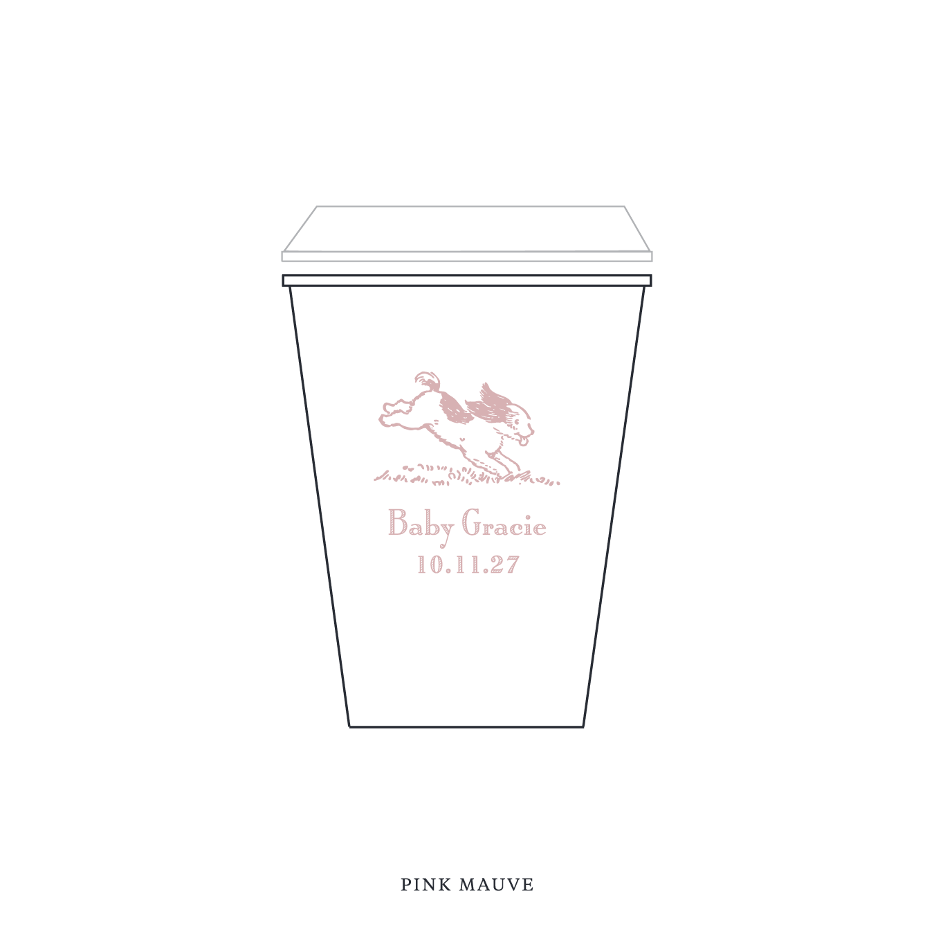 Cambridge Motif Paper Cup | 12 oz with Lid
