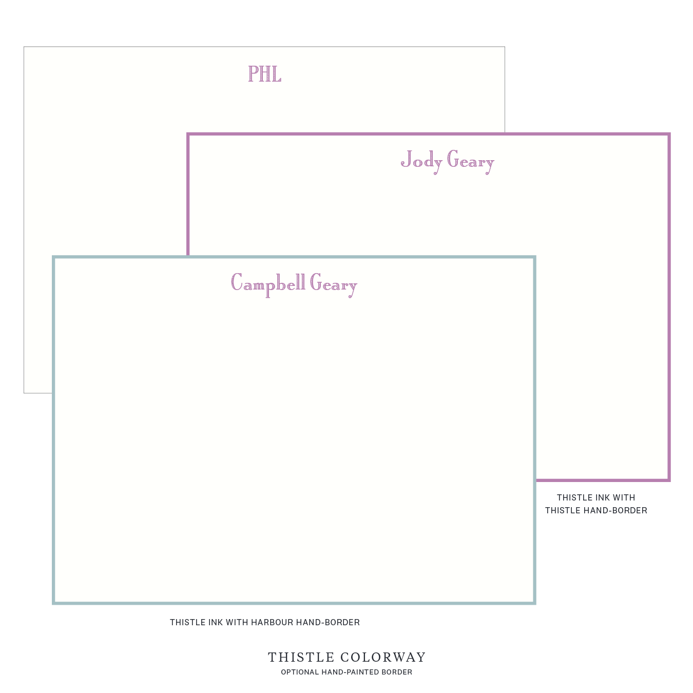 Cambridge Laid Paper Notecard