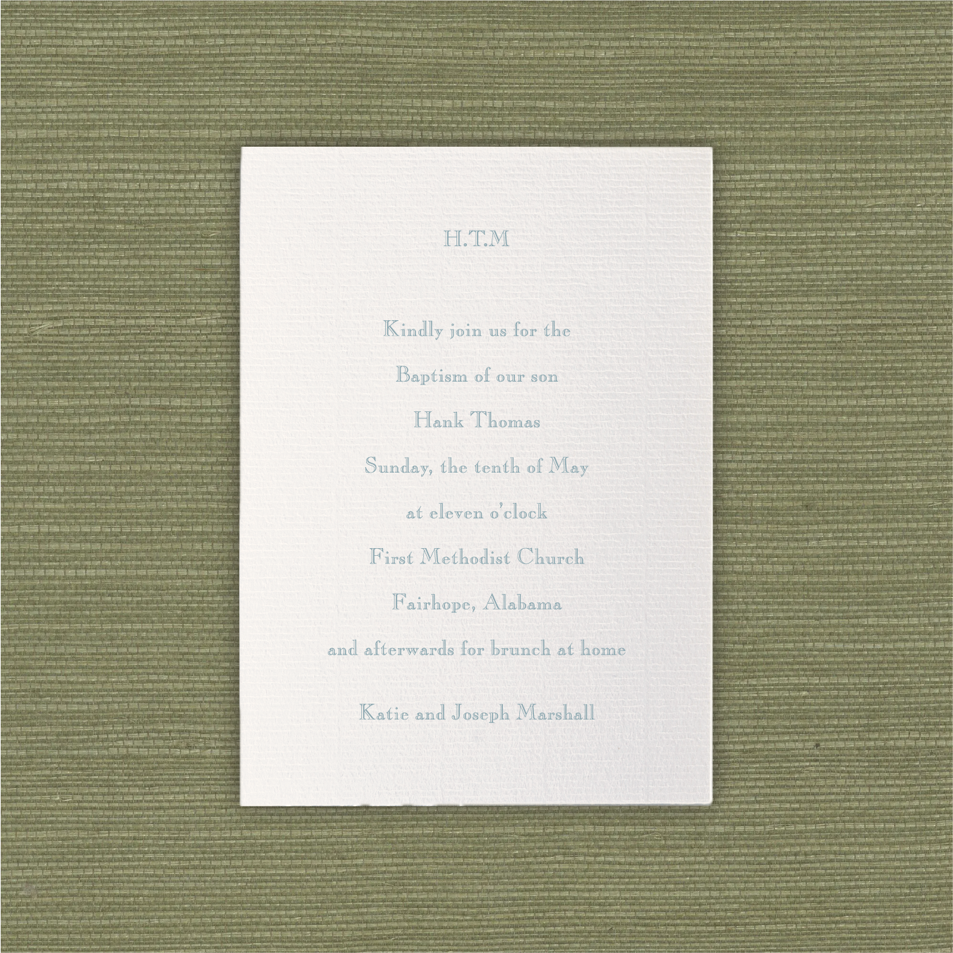 Camden Religious Celebration Invitation