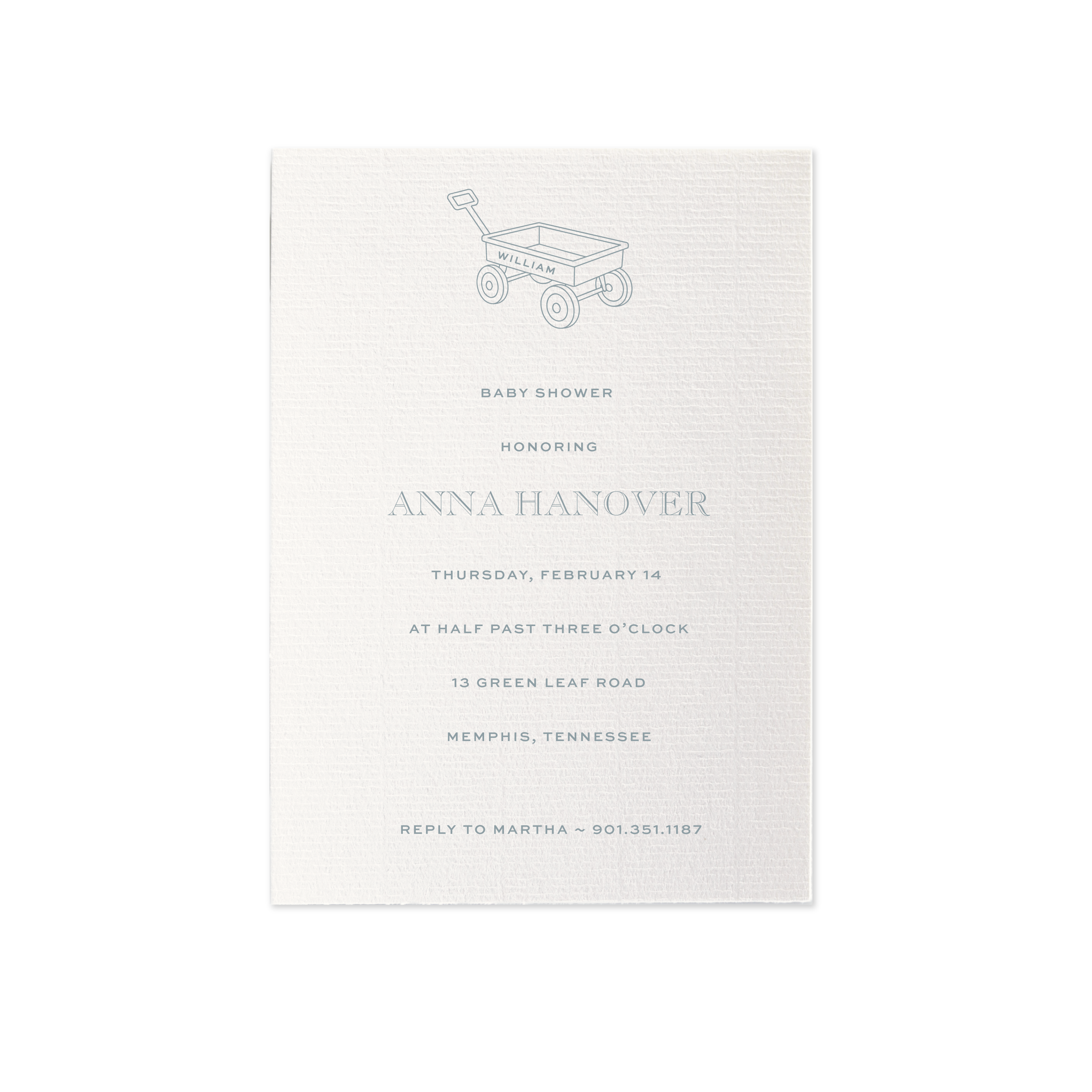 Camden Motif Baby Shower Invitation