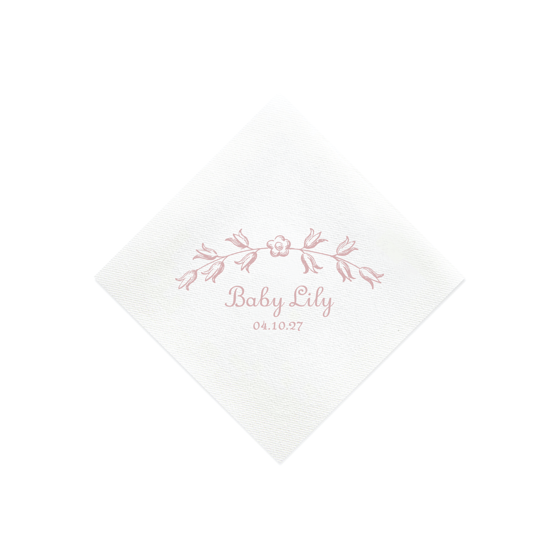 Campbell Motif Cocktail Napkin