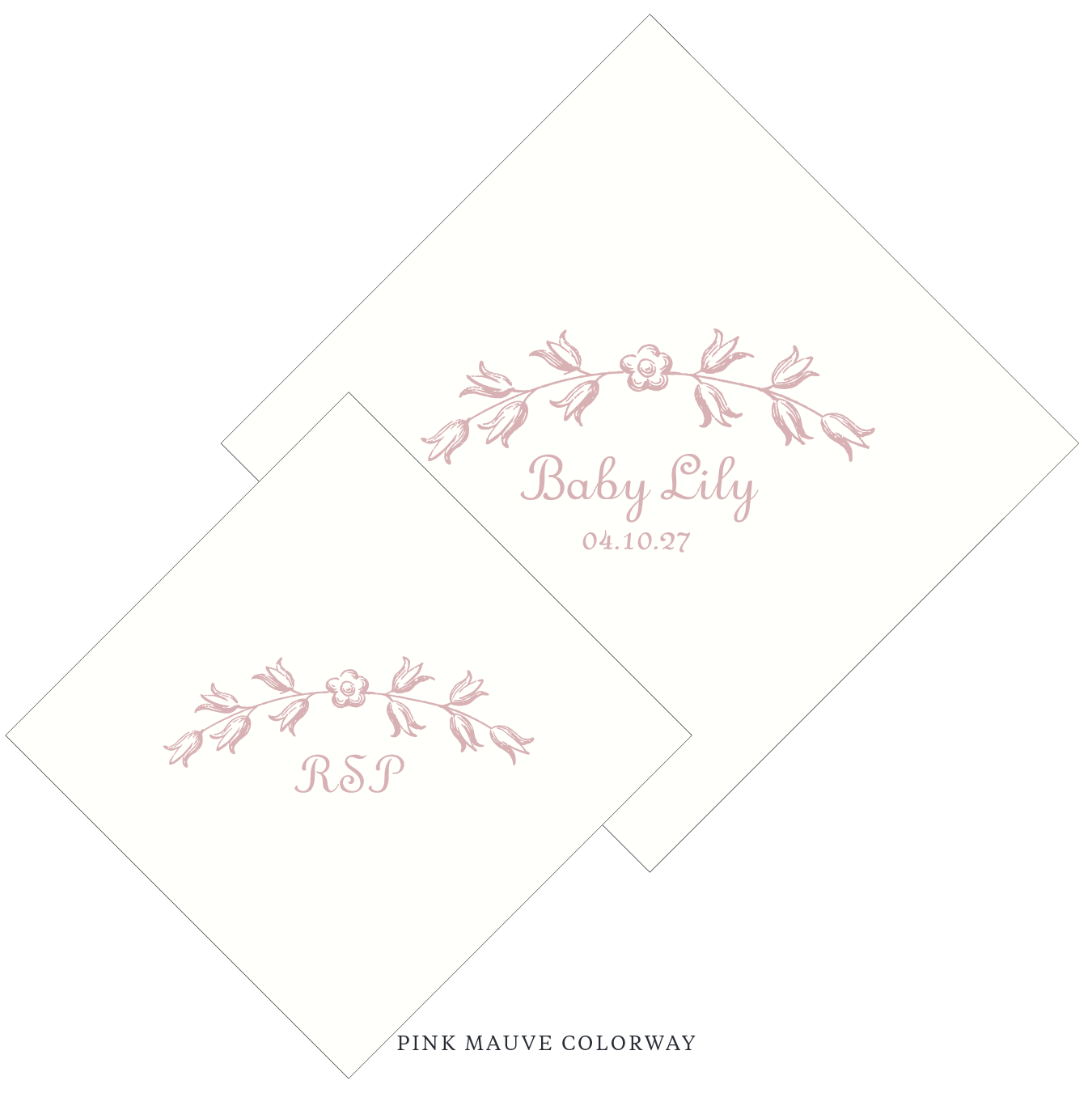Campbell Motif Cocktail Napkin