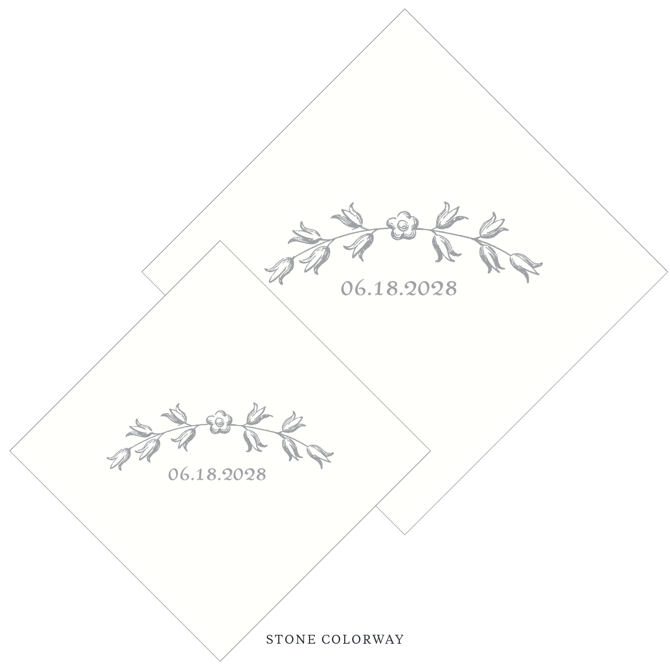Campbell Motif Cocktail Napkin