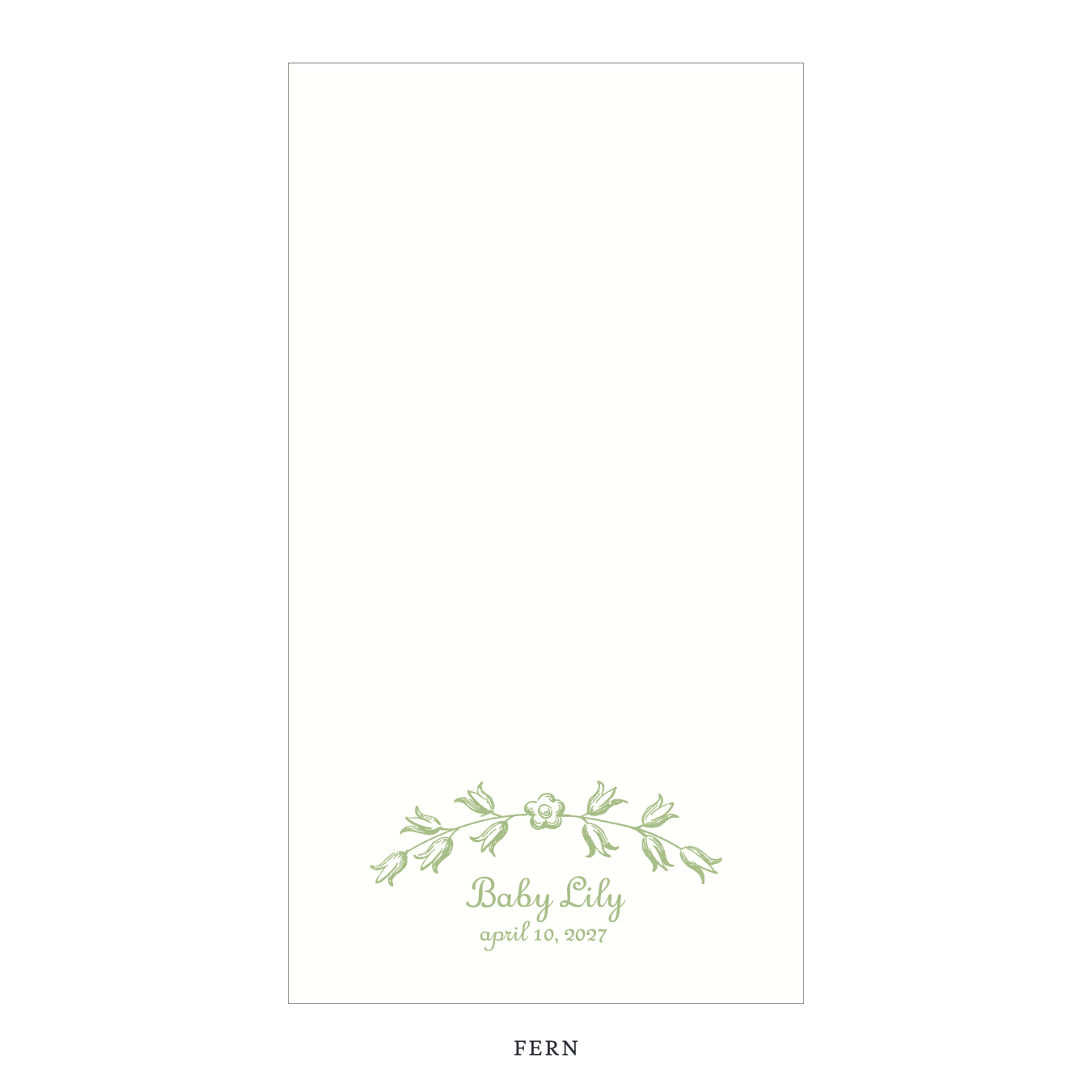 Campbell Motif Dinner Napkin