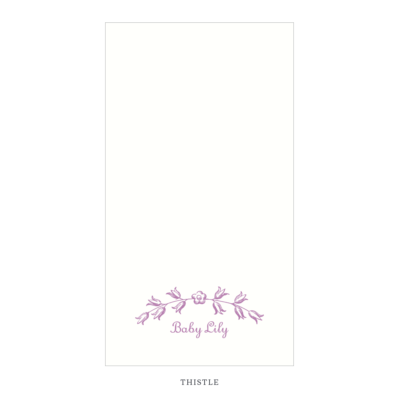 Campbell Motif Dinner Napkin