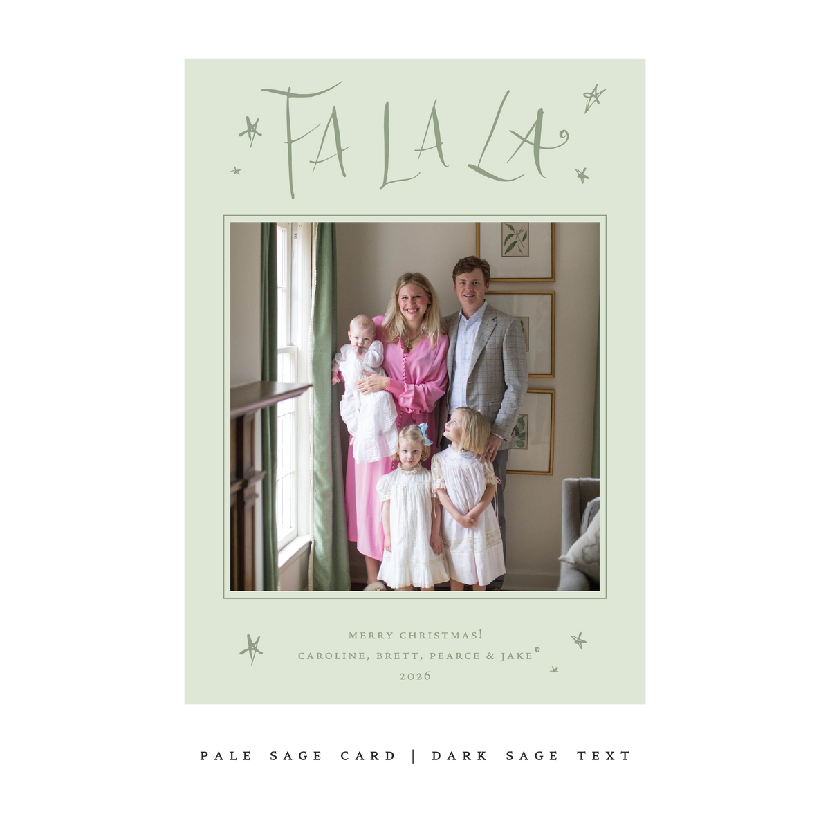 Chadwick Classic Flat Print Holiday Card, Large (Archive)
