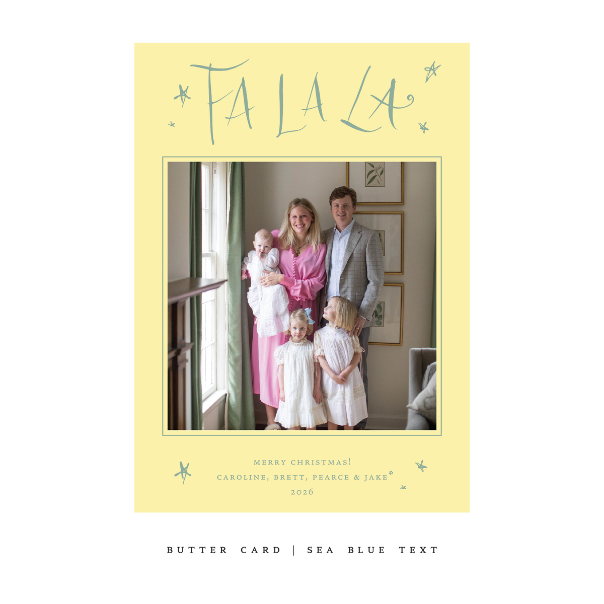 Chadwick Classic Flat Print Holiday Card, Large (Archive)