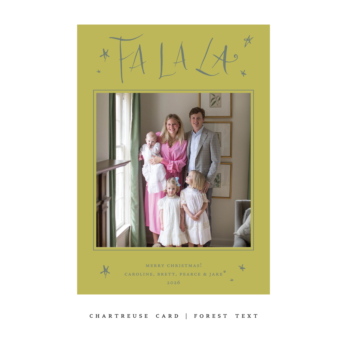 Chadwick Classic Flat Print Holiday Card, Large (Archive)