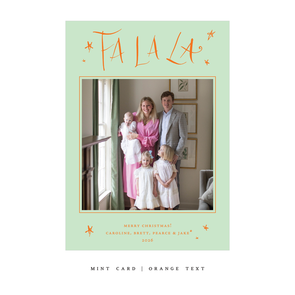 Chadwick Classic Flat Print Holiday Card, Large (Archive)