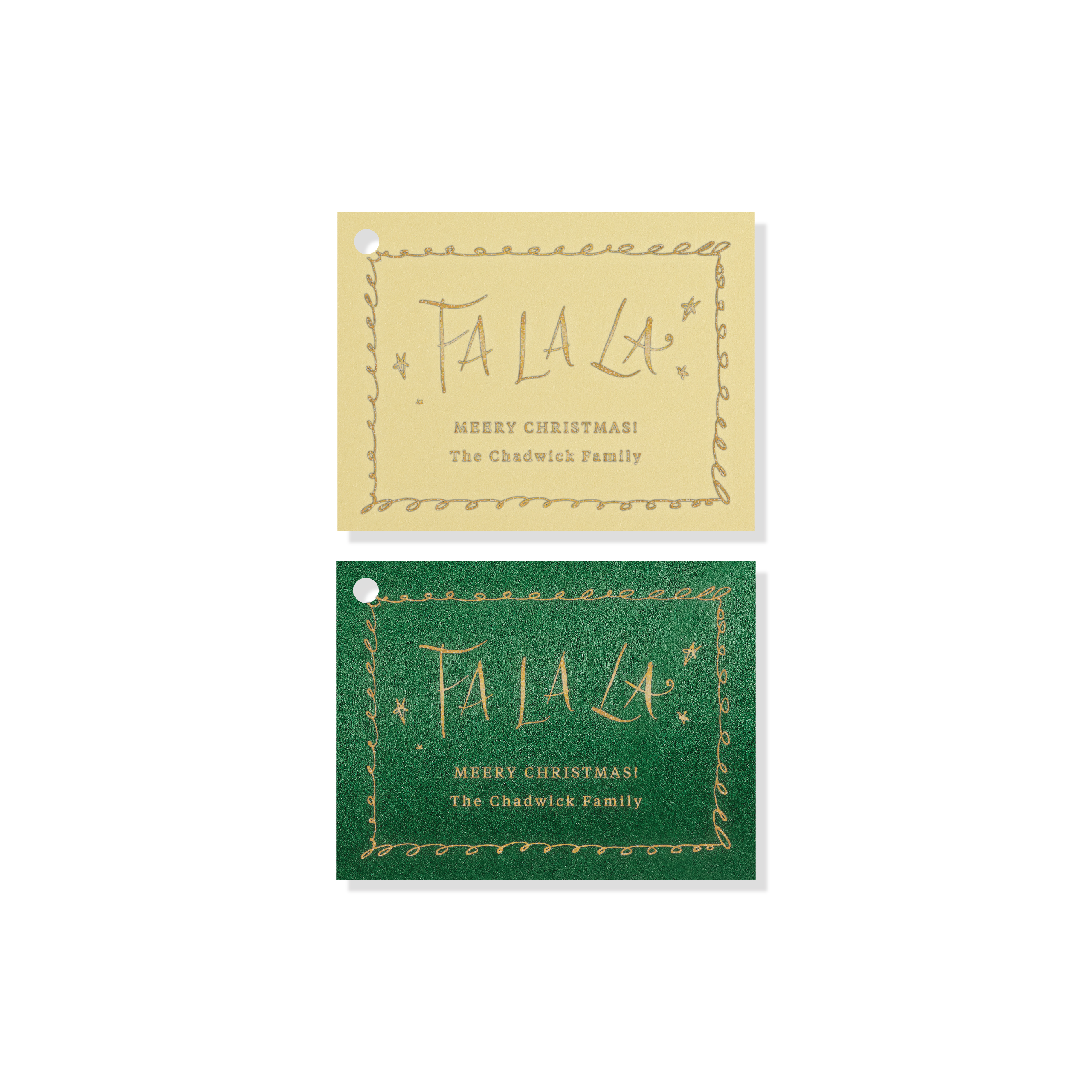Chadwick Engraved Holiday Tag