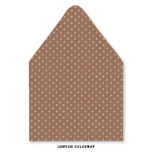 Country Tulip Envelope Liner