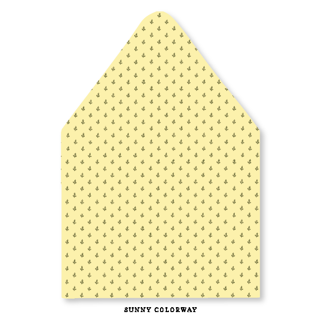 Country Tulip Envelope Liner
