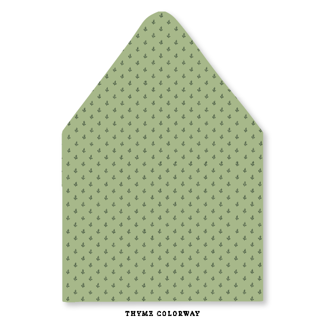 Country Tulip Envelope Liner