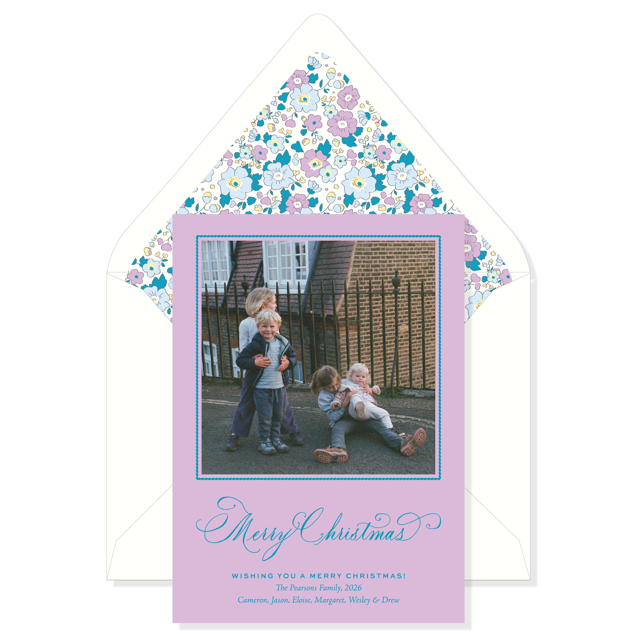 Dappledell Garden Classic Printed Holiday Card