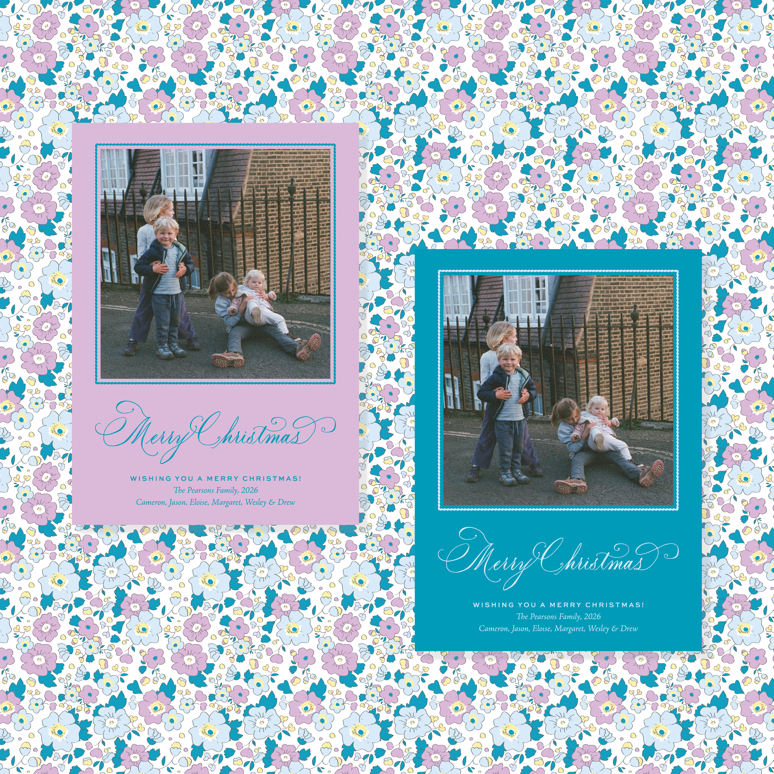 Dappledell Garden Classic Printed Holiday Card