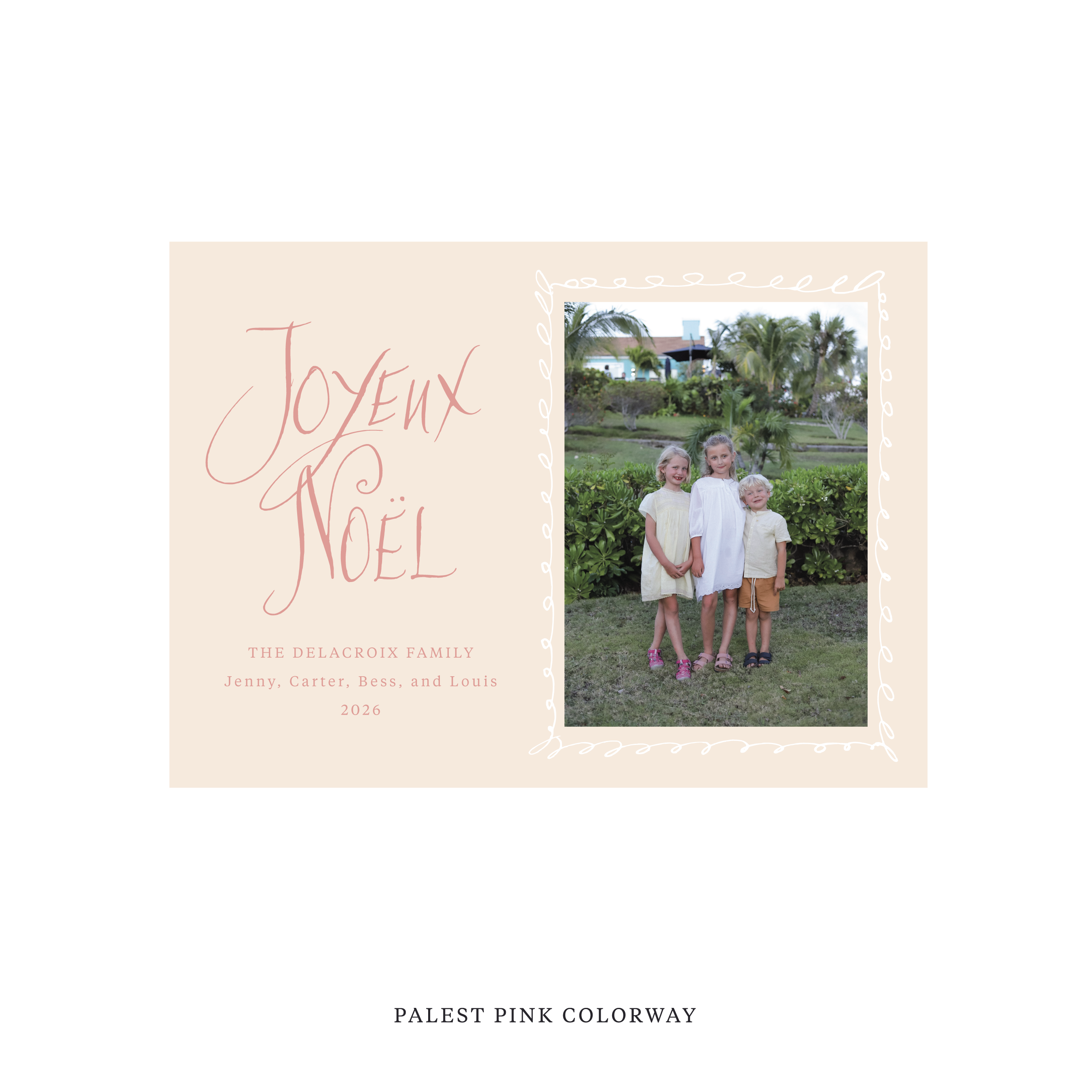 Dorsett Classic Flat Print Holiday Card, Medium