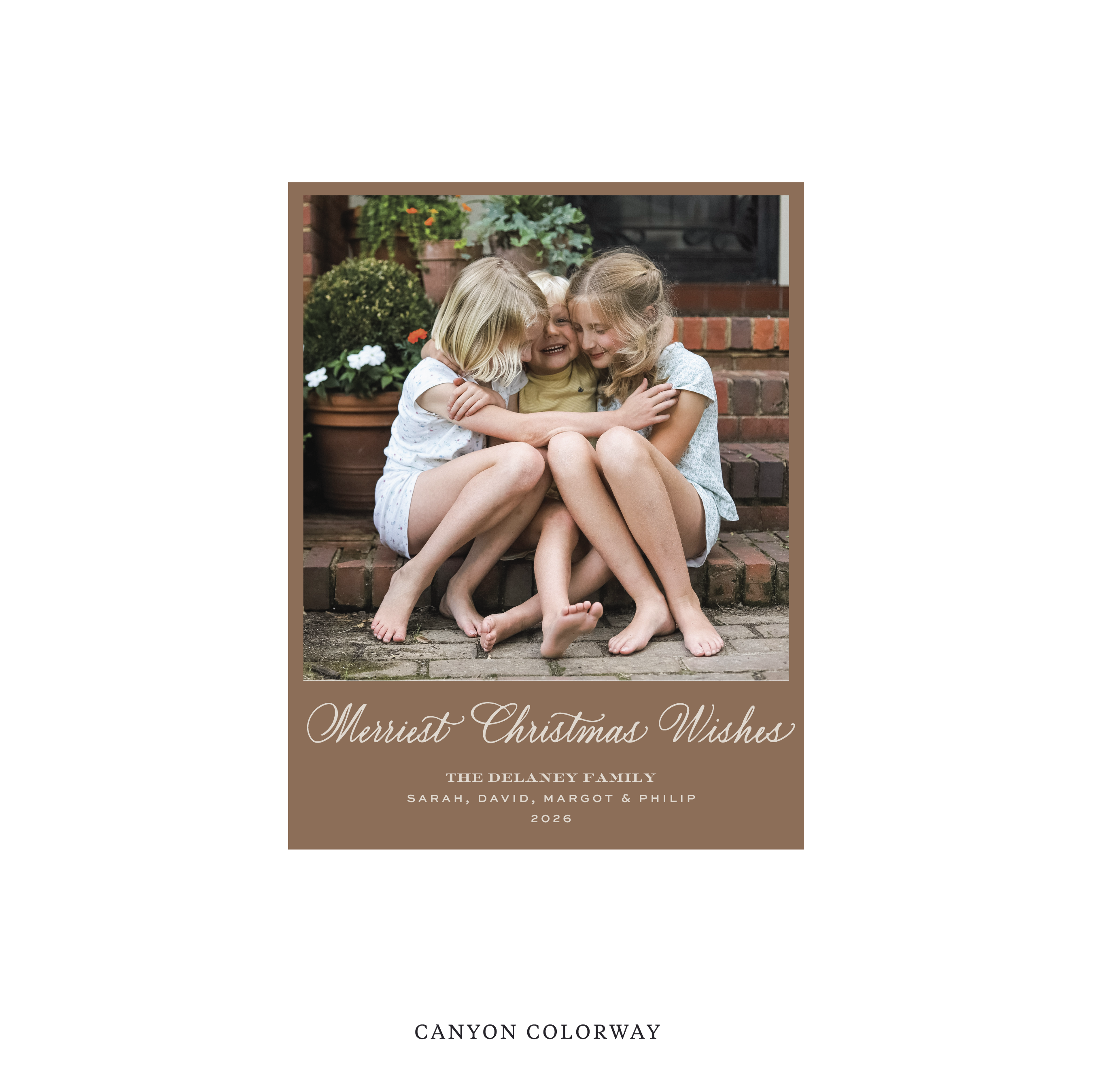 Goodwin Classic Flat Print Holiday Card, Small