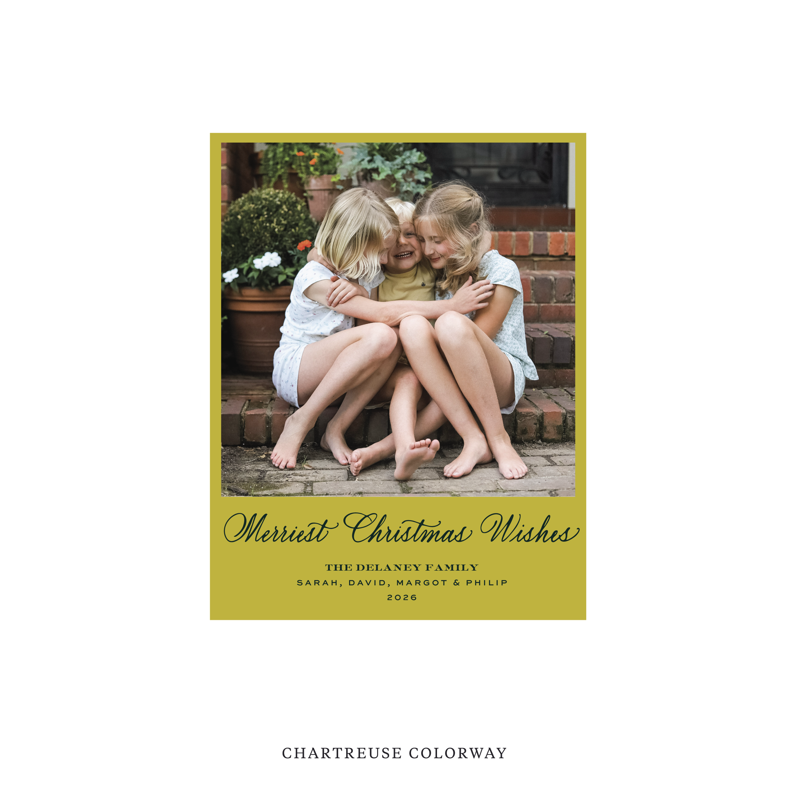 Goodwin Classic Flat Print Holiday Card, Small