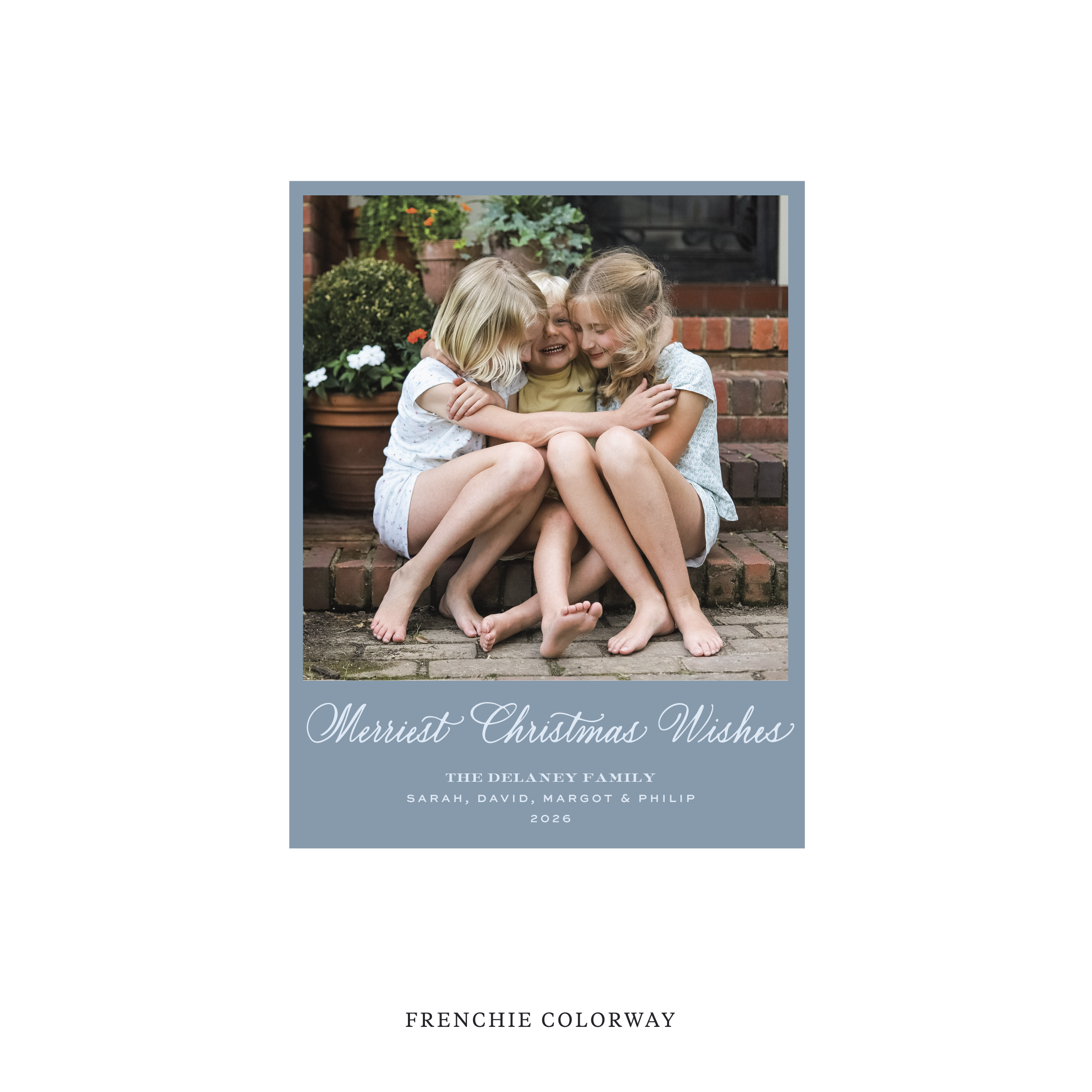 Goodwin Classic Flat Print Holiday Card, Small