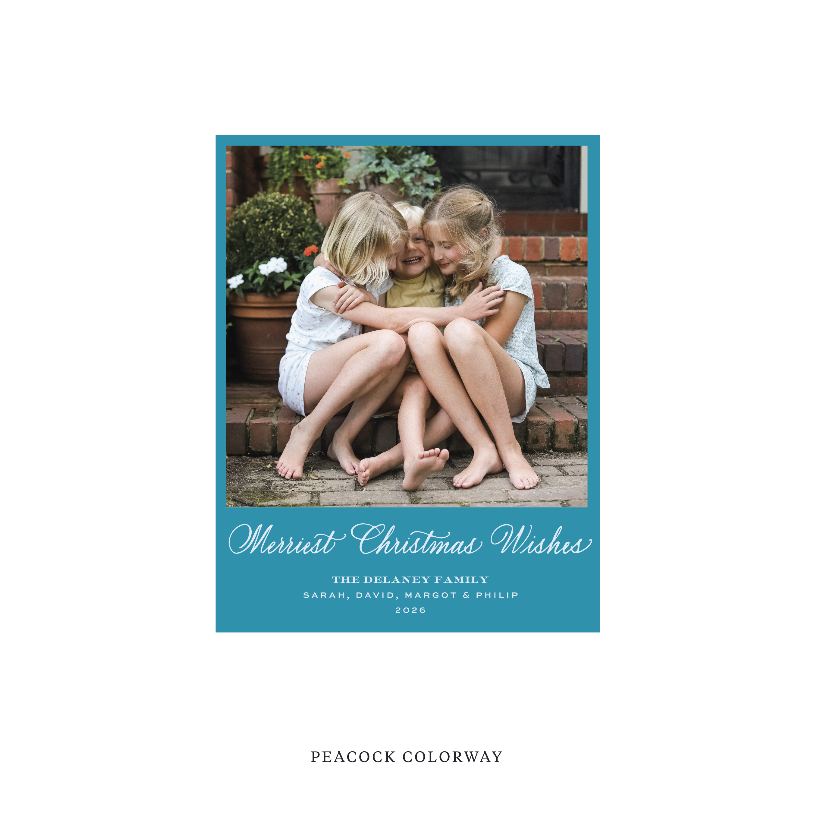 Goodwin Classic Flat Print Holiday Card, Small