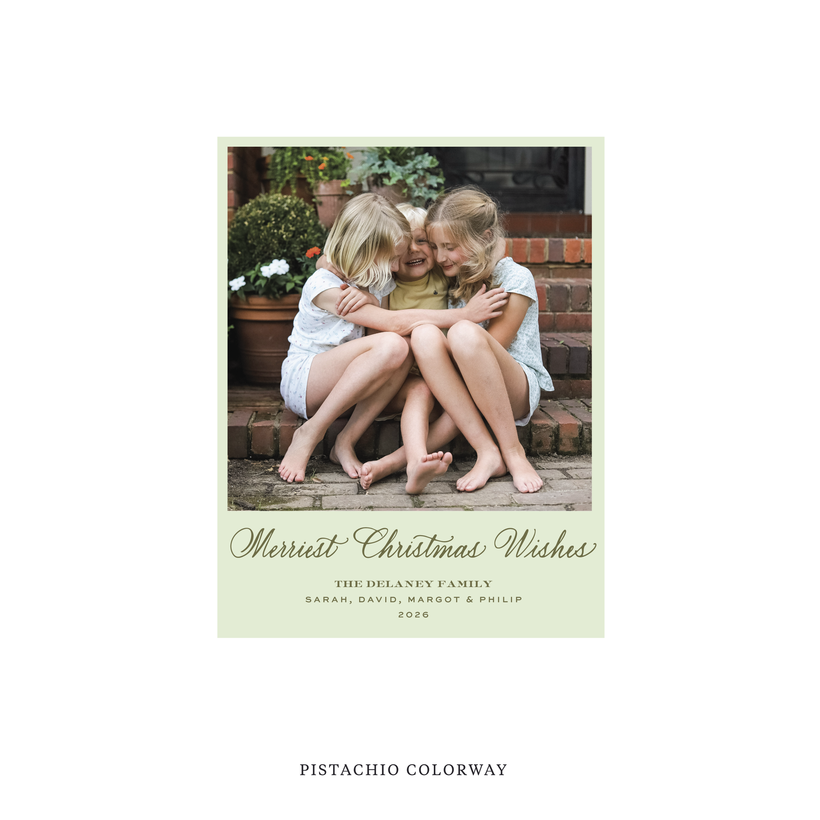 Goodwin Classic Flat Print Holiday Card, Small